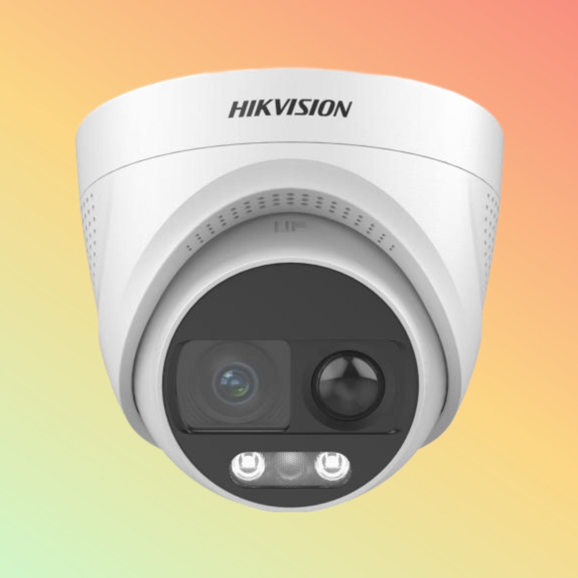 Hikvision DS - 2CE72UF3T - PIRXO 4K ColorVu PIR Siren Fixed Turret Camera - NEOTECH