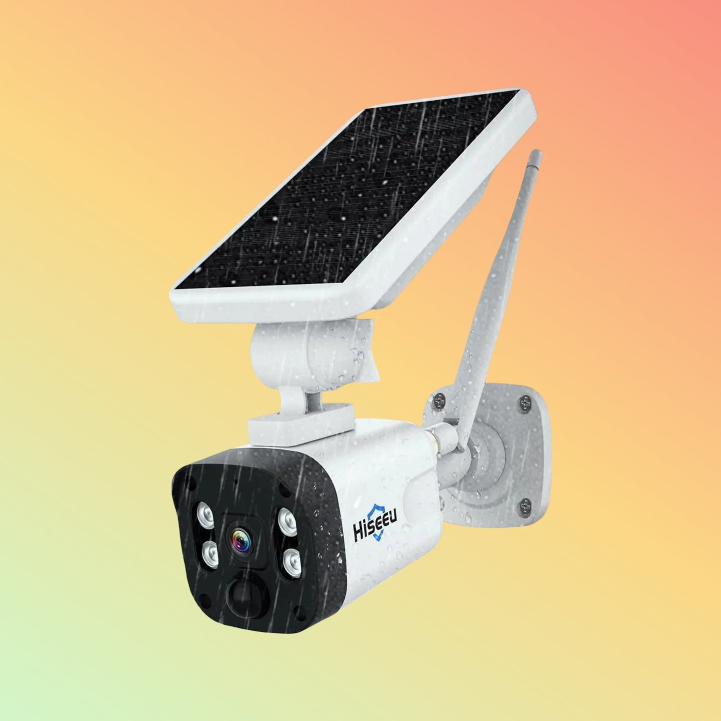Hiseeu [10CH HD 4K NVR, 4MP Spotlight]Solar Wireless Security Camera System, Outdoor Home Surveillance - NEOTECH