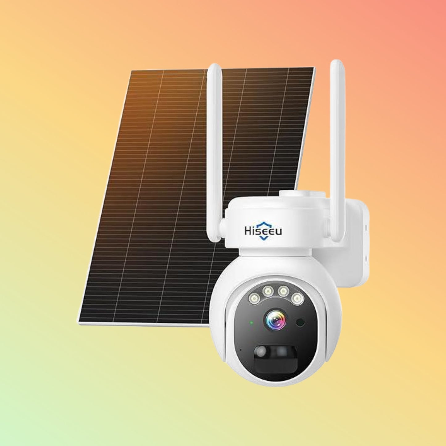 Hiseeu 2K 4MP No WiFi PTZ 𝟯𝟲𝟬° 𝙑𝙞𝙚𝙬 4G Cellular Wireless Security Camera with 64G SD&SIM Card - NEOTECH