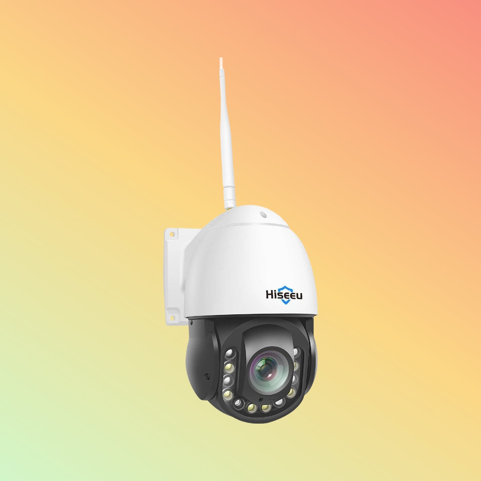 Hiseeu 2K PTZ 30X Optical Zoom WiFi Security Camera Outdoor Work with Wireless System - NEOTECH