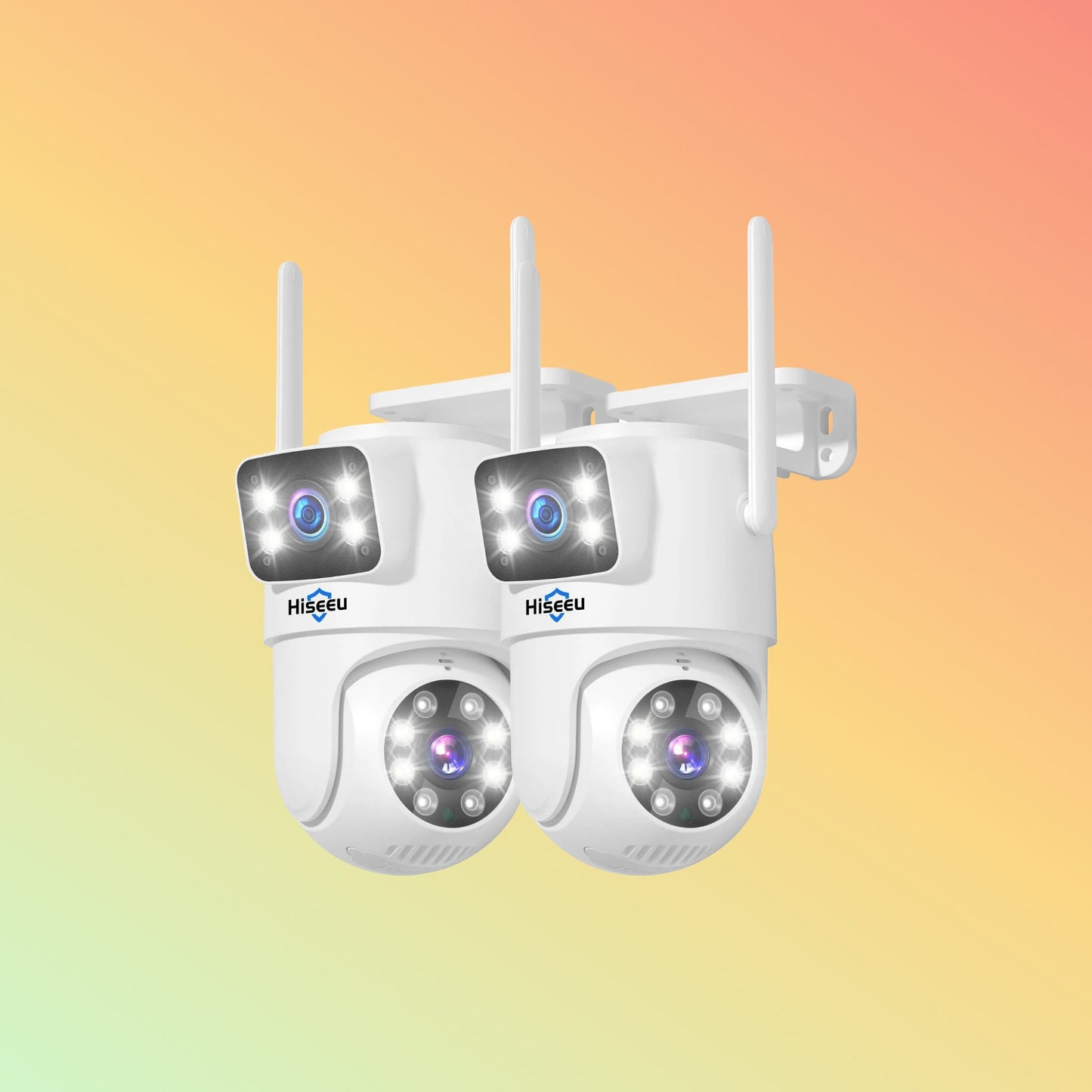 Hiseeu 4MP Dual Lens 5G&2.4G WiFi - Pro Power Cord Security Camera - NEOTECH
