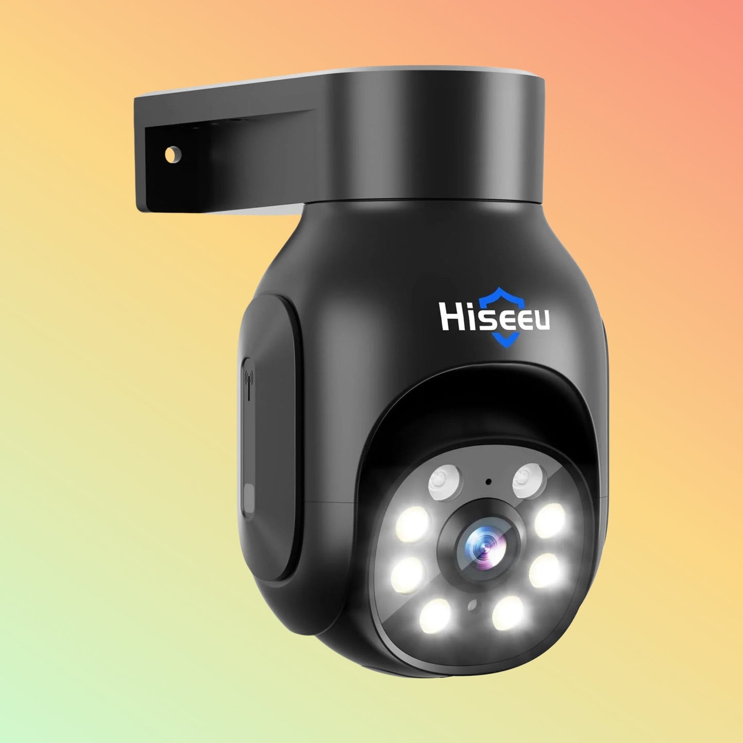 Hiseeu 5MP PTZ 𝟯𝟲𝟬° 𝙑𝙞𝙚𝙬 WiFi Security Camera Outdoor Work with Echo Show（Black） - NEOTECH