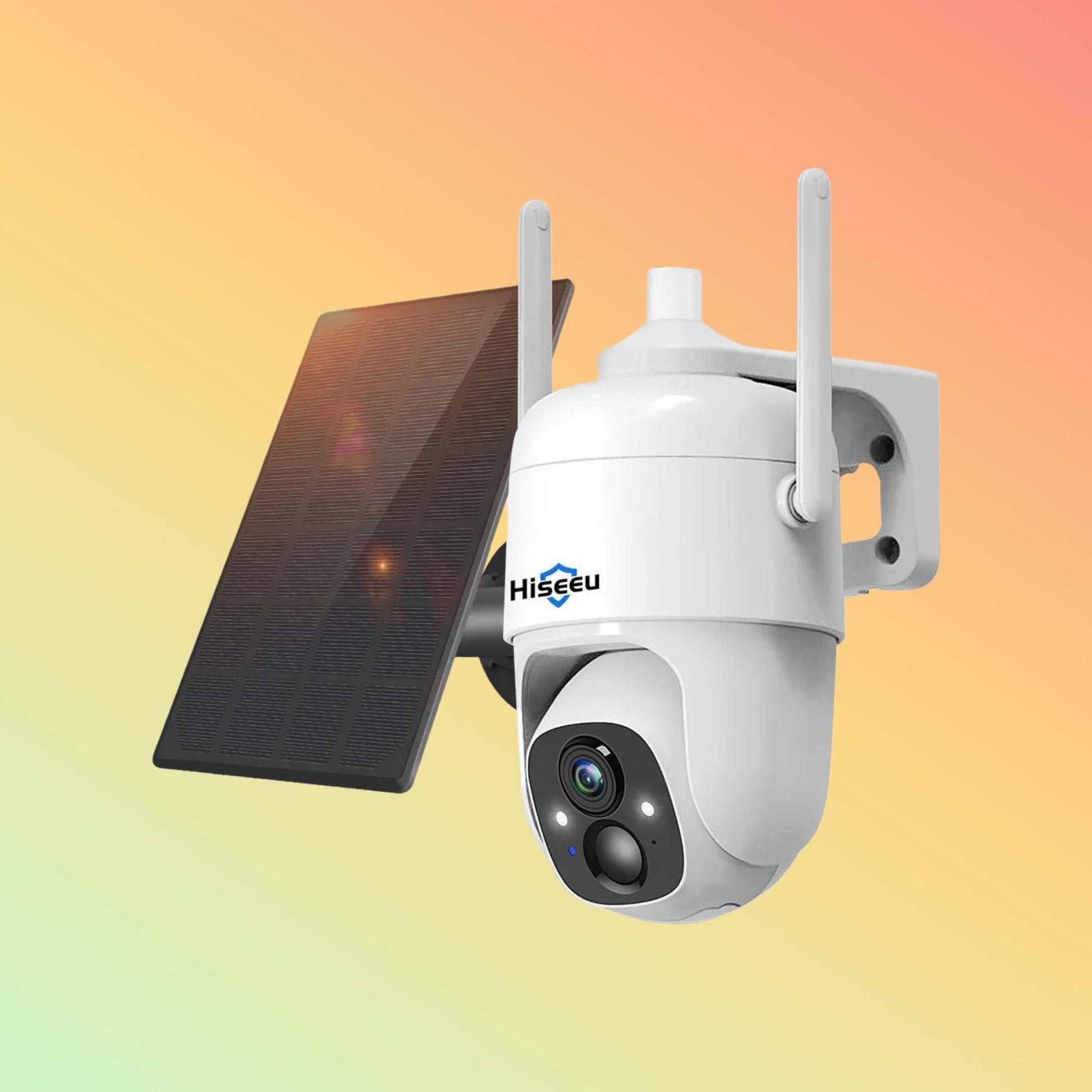 Hiseeu CQ1 Vicohome APP 2MP Cloud AI Analysis WiFi Video Security Surveillance Camera Rechargeable Battery with Solar Panel Outdoor Pan & Tilt Wireless - NEOTECH