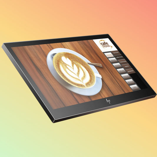 HP Engage One Prime Android POS System front view – 14 inch Full HD retail terminal UAE