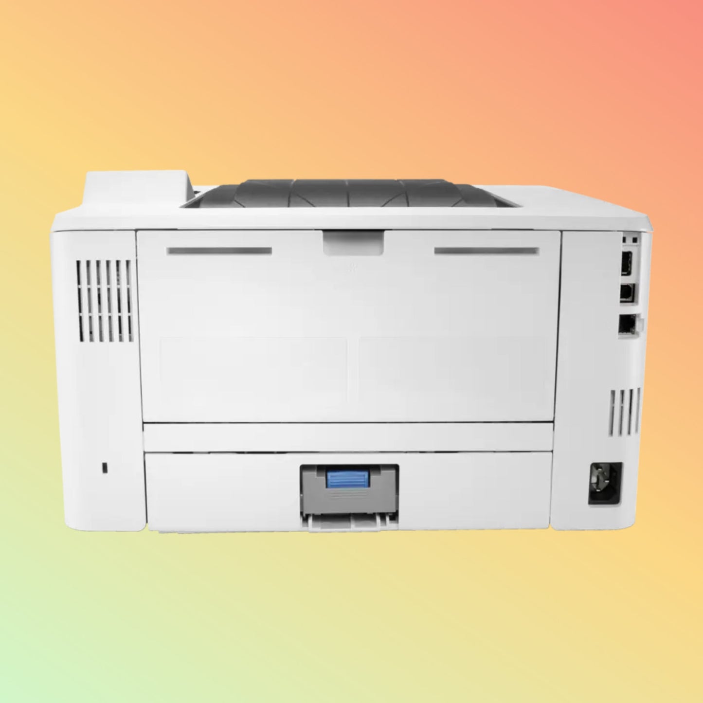 HP LaserJet M406dn printer LCD panel display with menu controls UAE