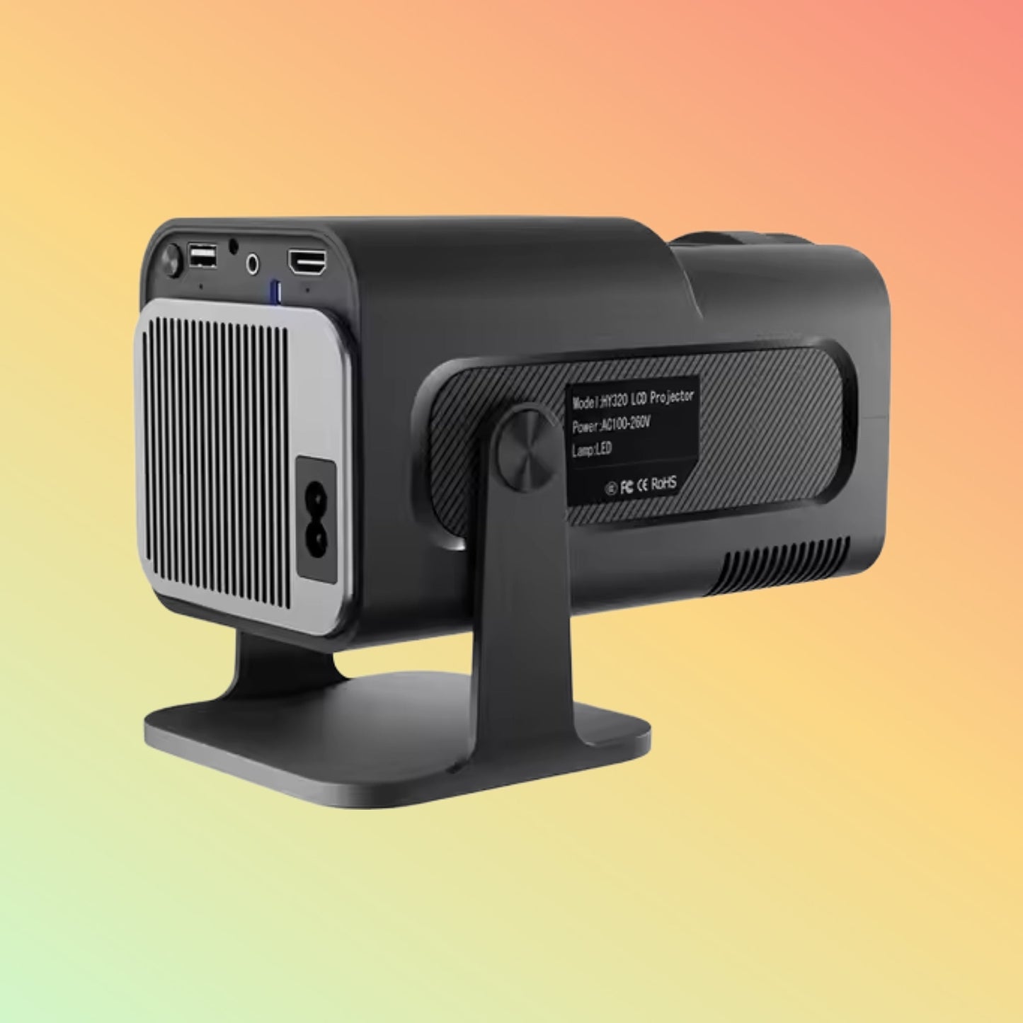 HY320 Mini 720p Smart Projector 4K Android 11 WiFi 200ANSI - NEOTECH