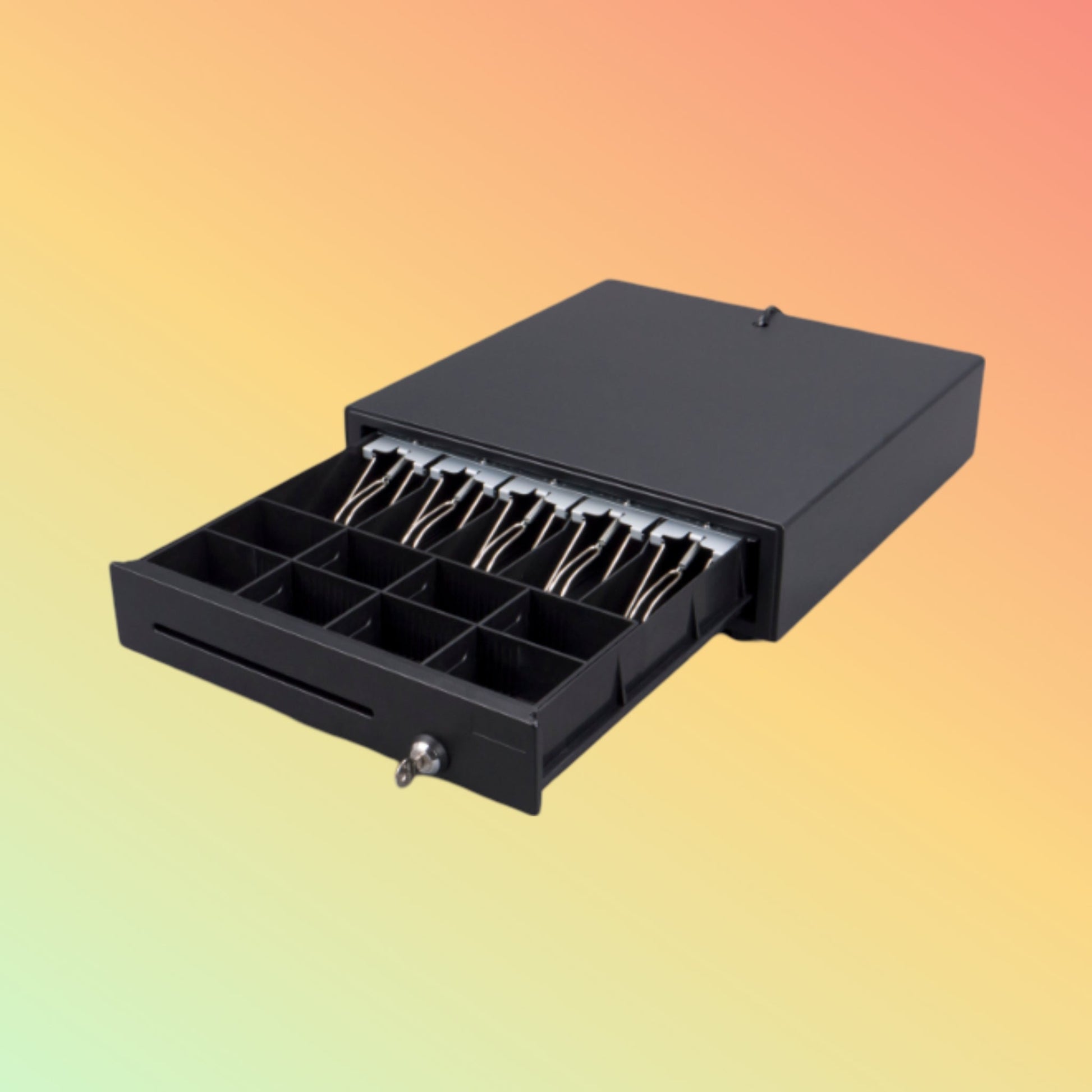 Ibocode Adjustable Cash Drawer, Bill/Coin Tray, Lock Storage, POS Compatible - NEOTECH