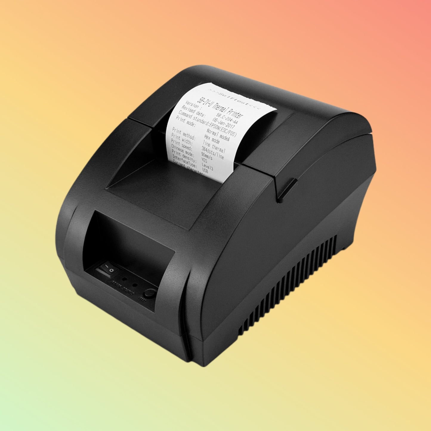 Ibocode Auto Cutter 2 Inch 58mm Desktop USB LAN Thermal Receipt Printer For POS Machine - NEOTECH