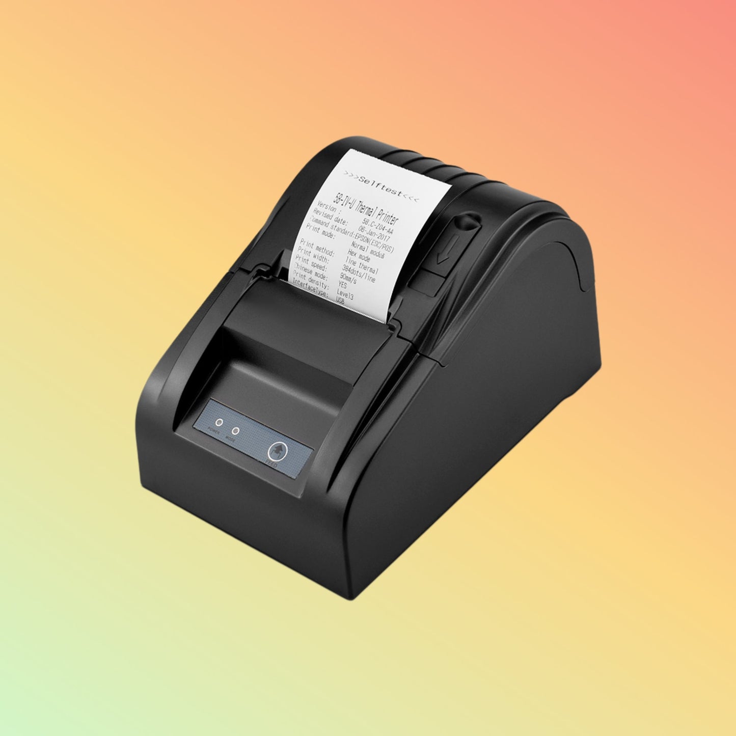 Ibocode Commercial 2 - inch Barcode Thermal Receipt Printer 58mm Roll Paper Thermal Receipt Printer POS Printer - NEOTECH