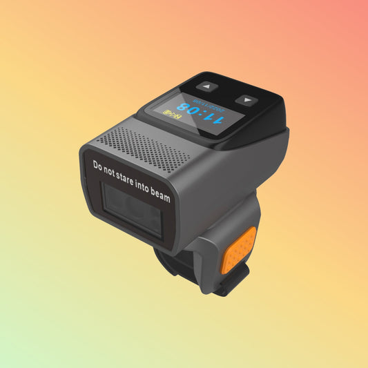 Ibocode Wearable Ring Scanner, Bluetooth Mini QR & 1D/2D Barcode Reader for Inventory - NEOTECH
