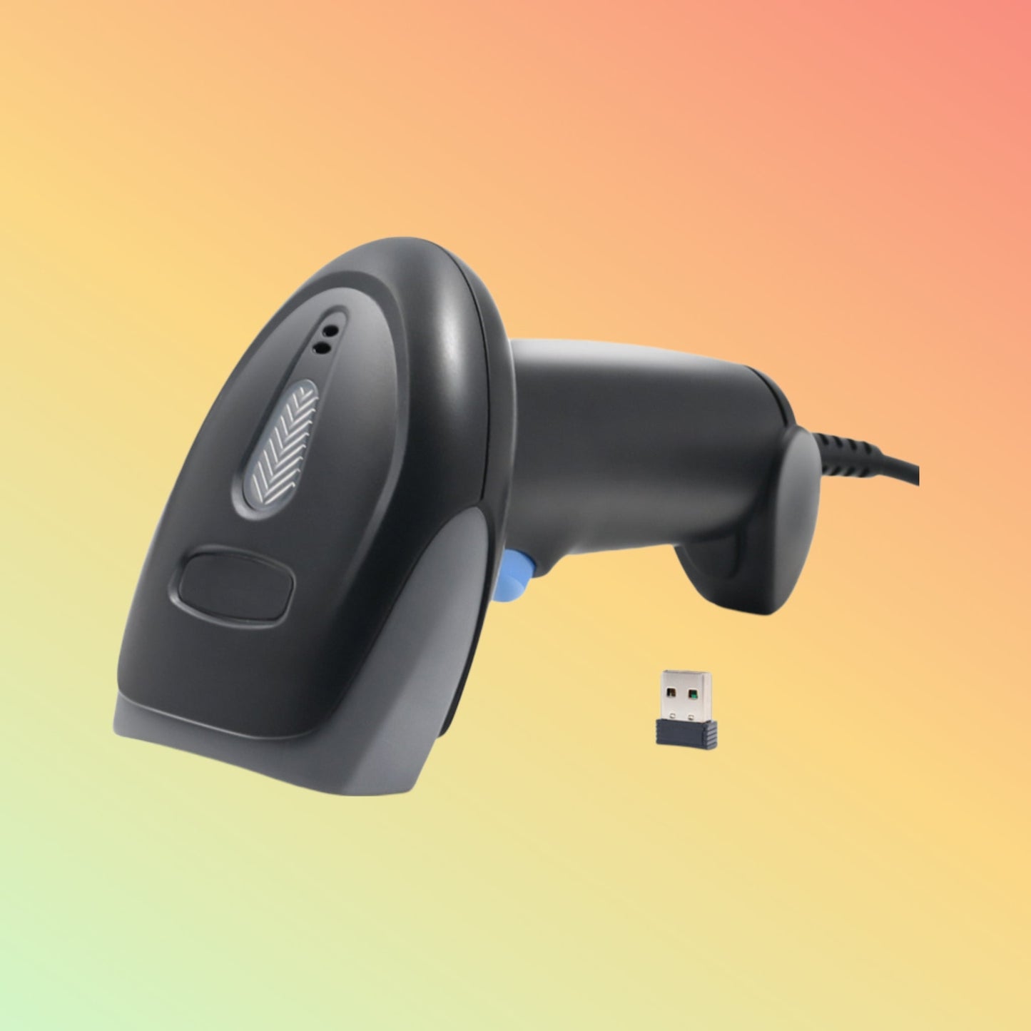 Ibocode - Wired QR Code Reader 1D 2D CMOS Barcode Scanner, Wireless with 2.4G Receiver - NEOTECH