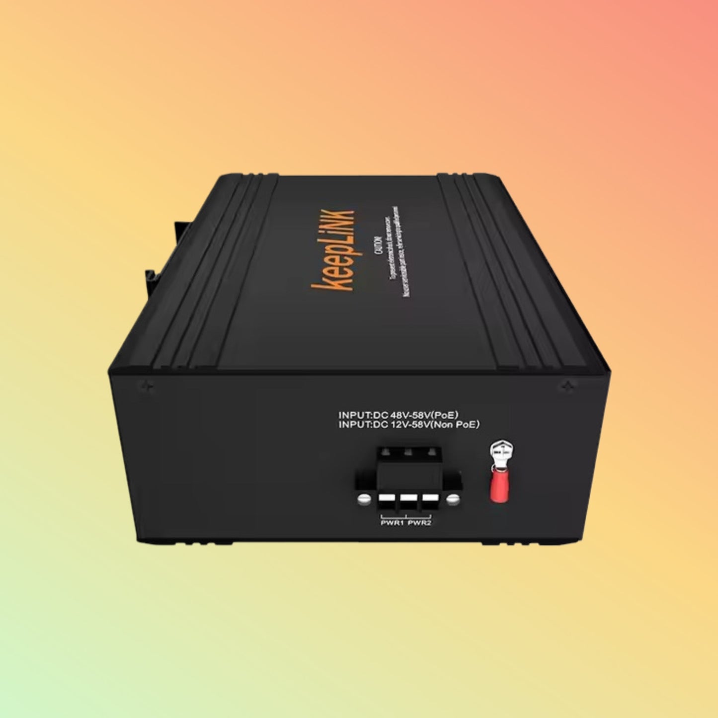 Industrial 4 port 1000mbps cctv to ethernet fiber media converter PoE - NEOTECH