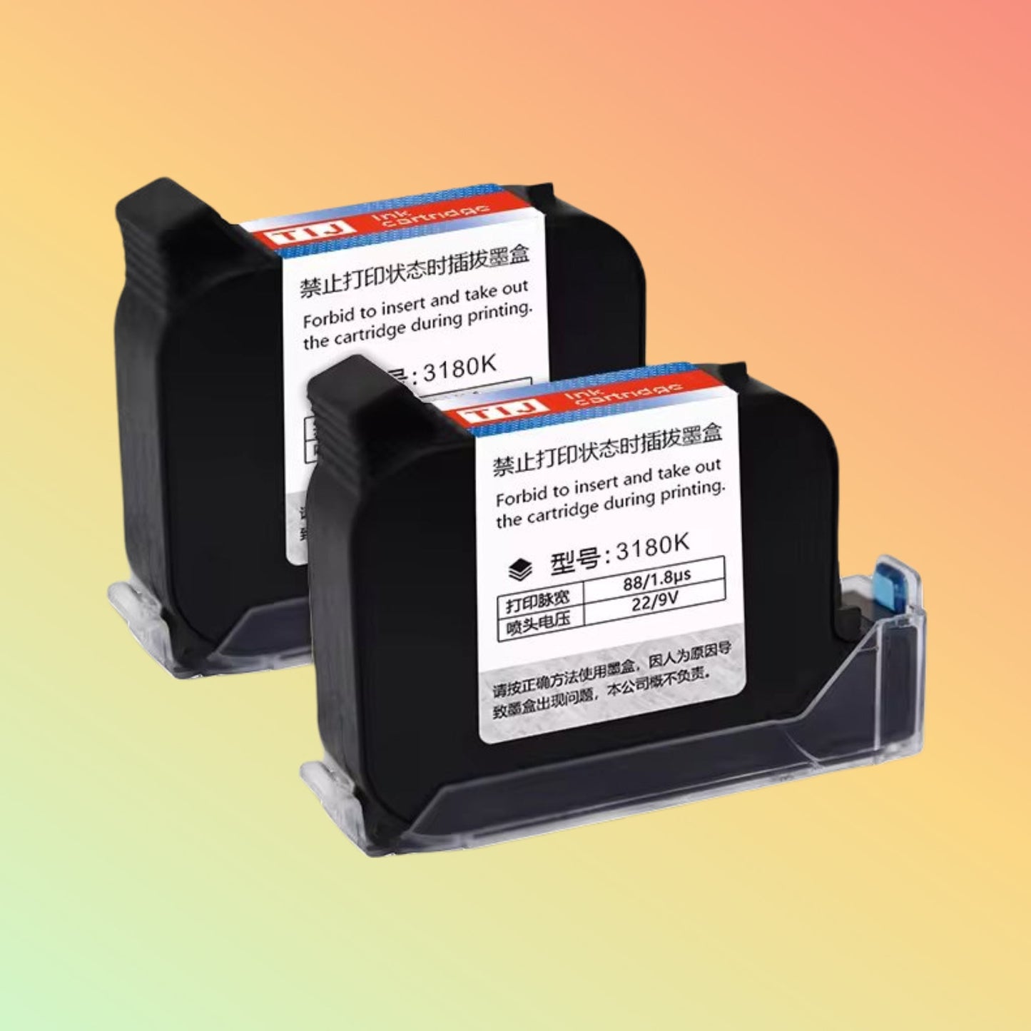 INK45 Black Ink Cartridge for 12.7mm TIJ Printer - NEOTECH