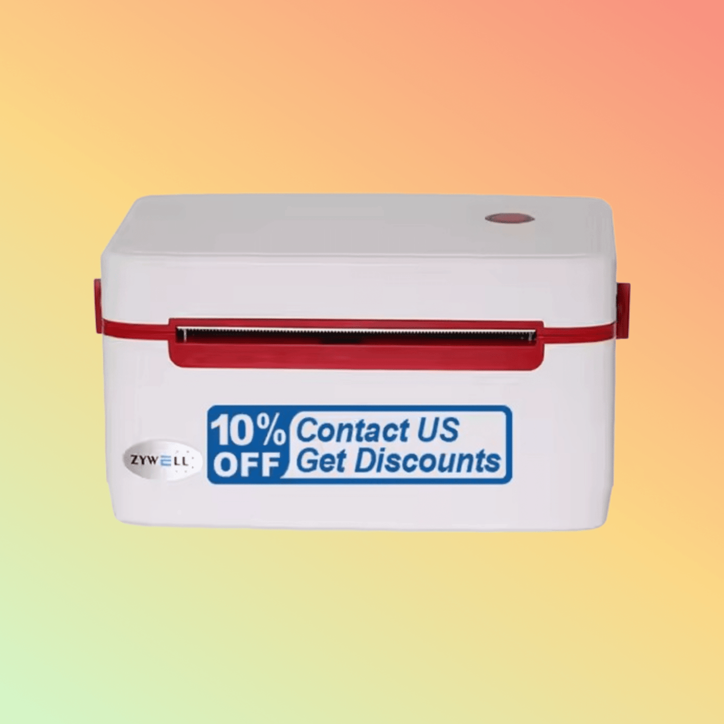 Inkless 4x6 Thermal Shipping Label Printer ZYWELL ZY909 4inch Sticker Barcode A6 Waybill Printer - NEOTECH