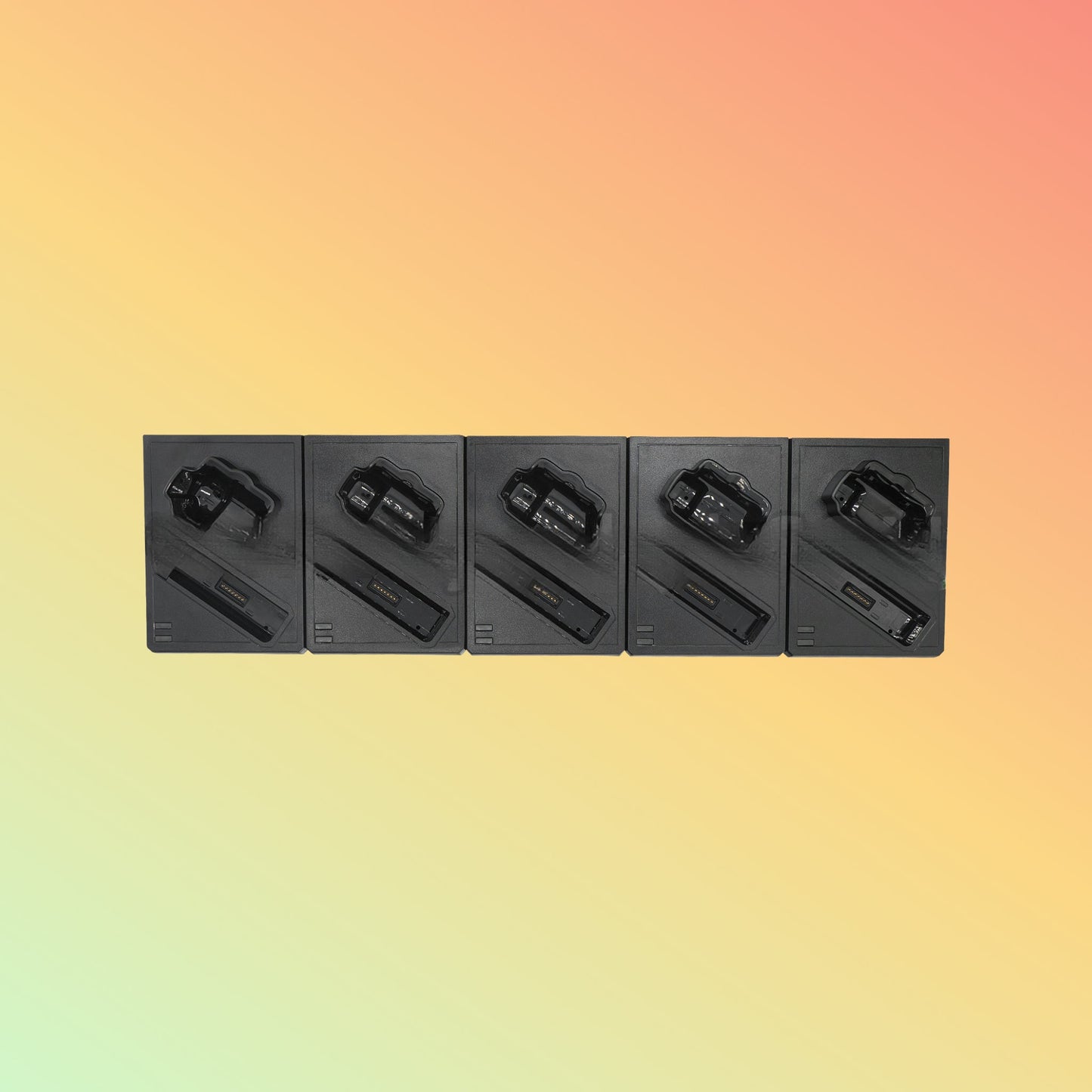 Iyoubol RS6000 5Slot Charge Only Cradle w/Spare Battery Charger （CRD - NGRS - 5S5BC - 02） - NEOTECH