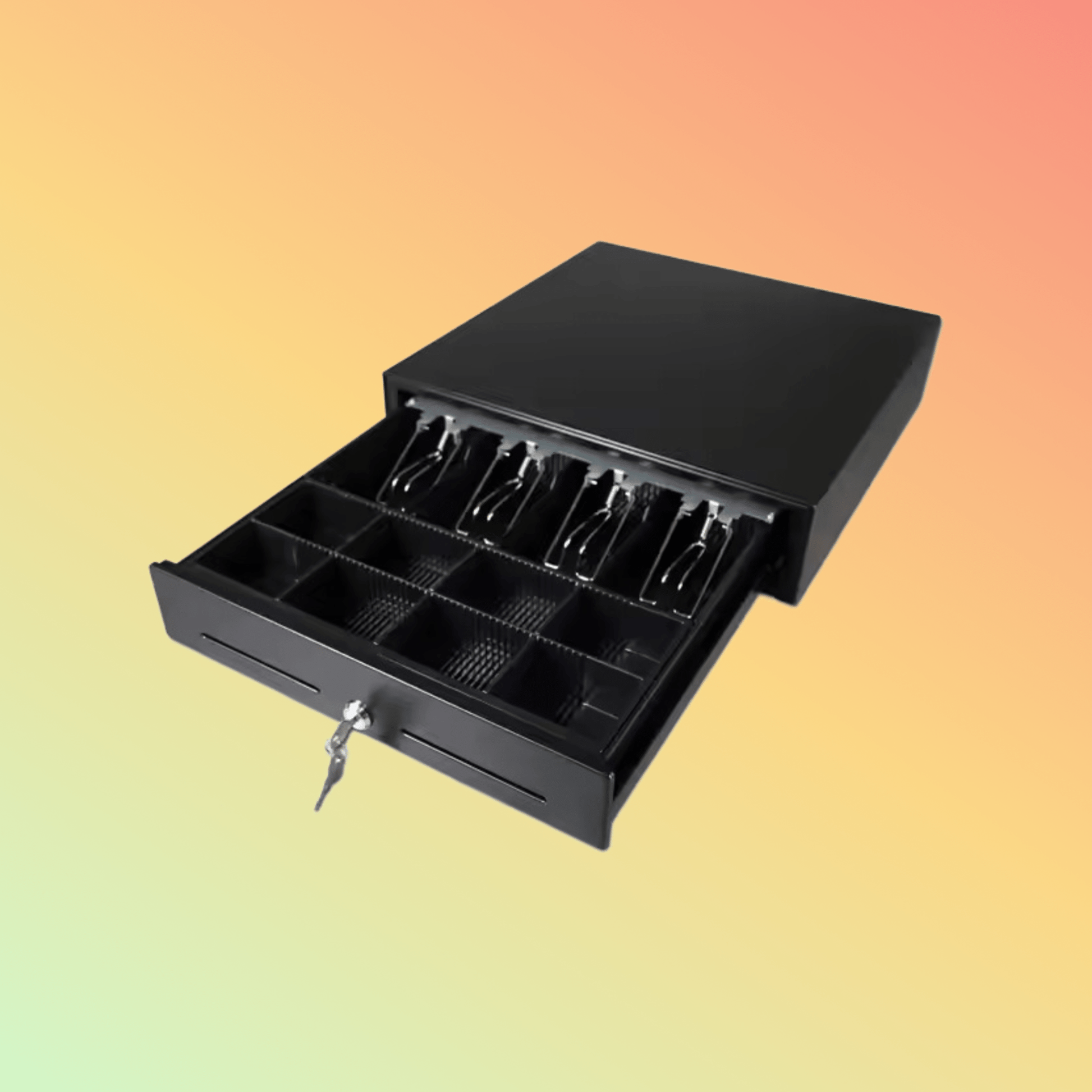 Kasrow Hot Sale Micro Switch Metal Cash Drawer Pos System Cash register Drawer for Supermarket - NEOTECH