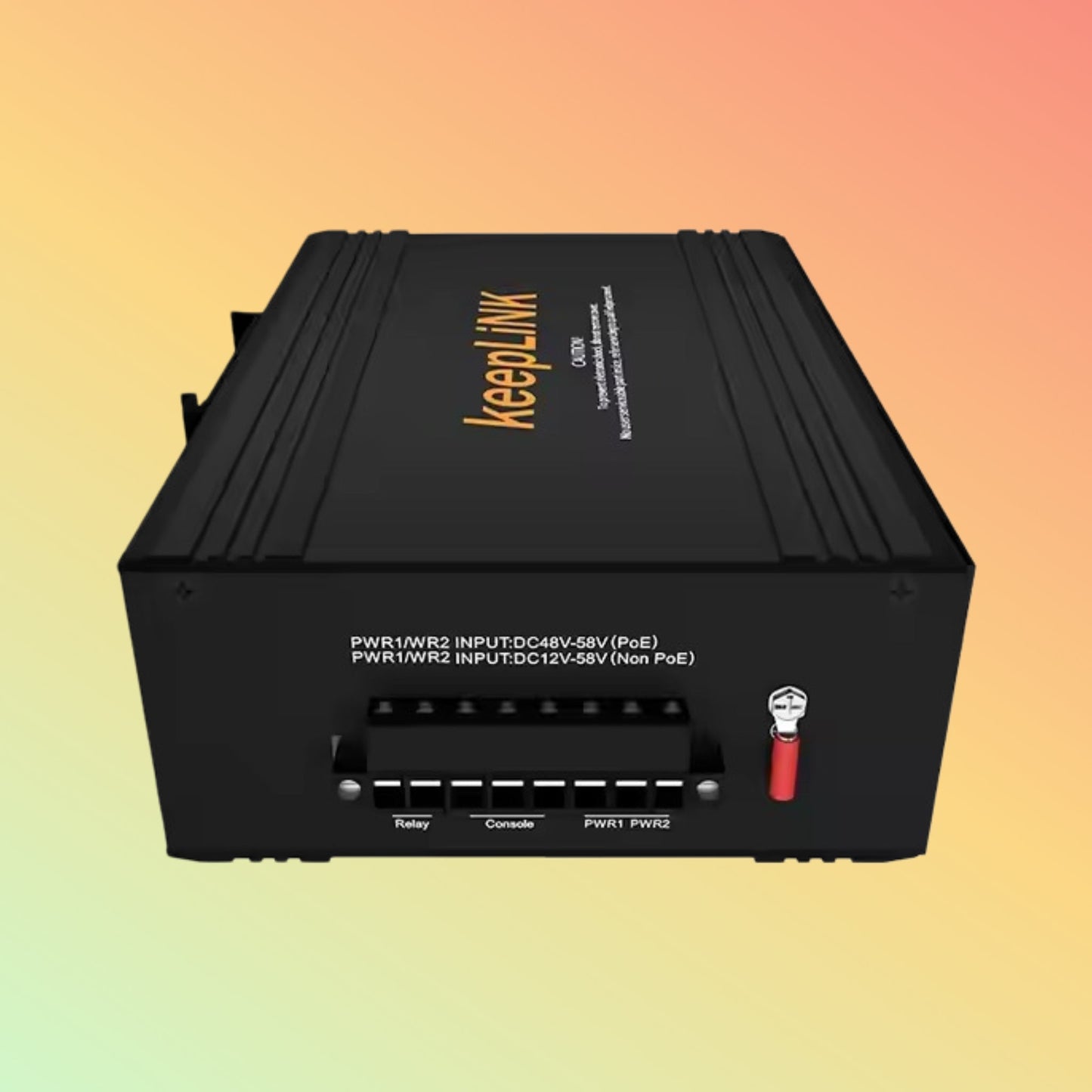 L2 Gigabit Managed Industrial Network Switch 10/100/1000M 4 Port Ethernet with 2 SFP Uplink Ring Network Redundant - NEOTECH