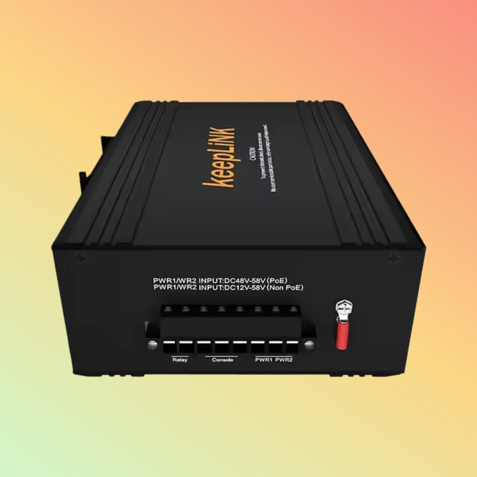 L2 Gigabit Managed Industrial Network Switch 10/100/1000M 4 Port Ethernet with 2 SFP Uplink Ring Network Redundant - NEOTECH