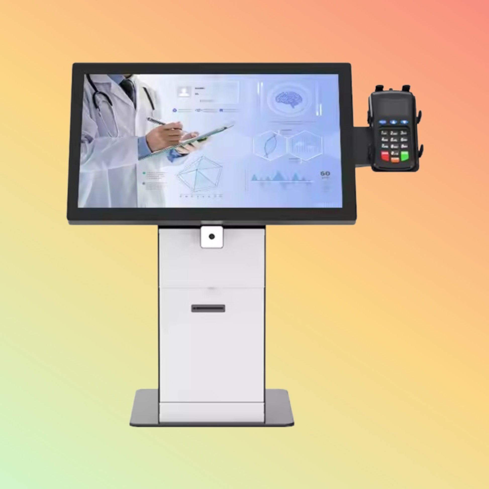 Lobby Self Check In Hotel Card Issuance Check Out Self Service Query Card Dispensing Kiosk Machine - NEOTECH