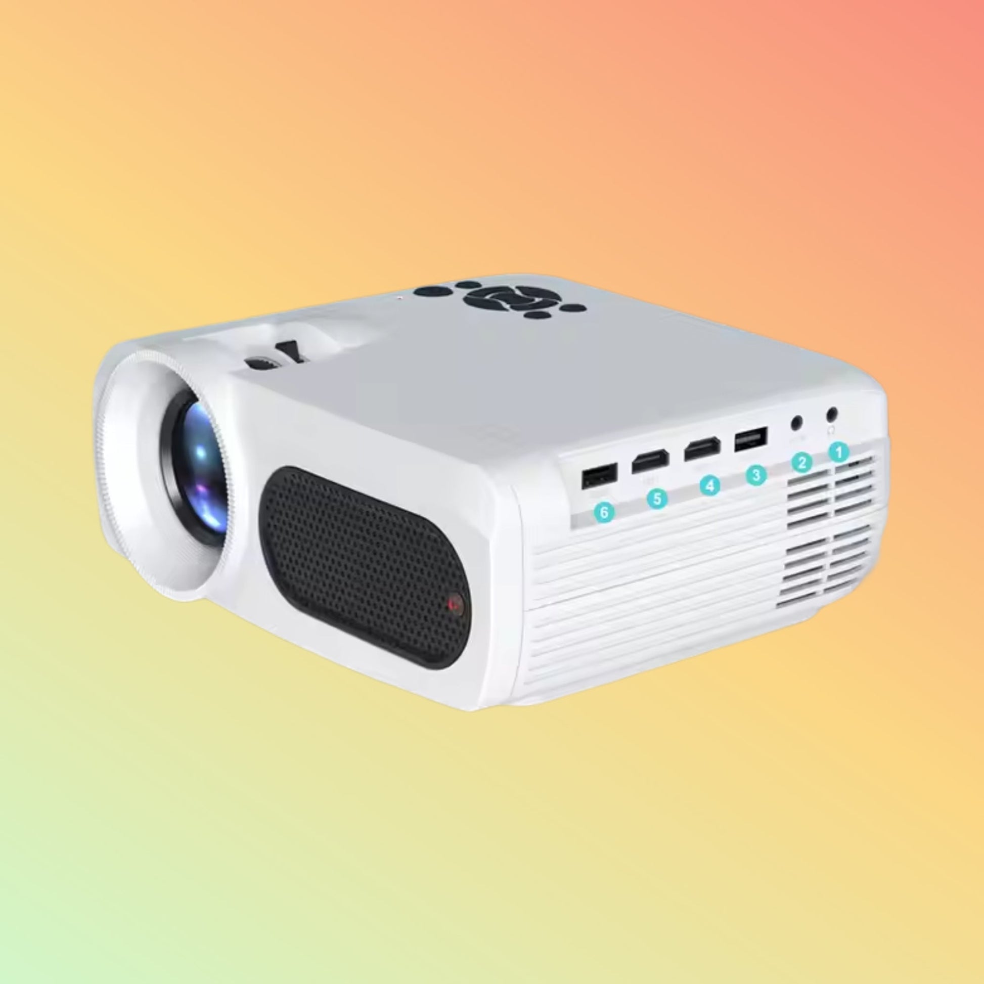 M8X Portable Smart Projector Quad Core Android 9 WIFI LED 8K Video Full HD 1080P - NEOTECH