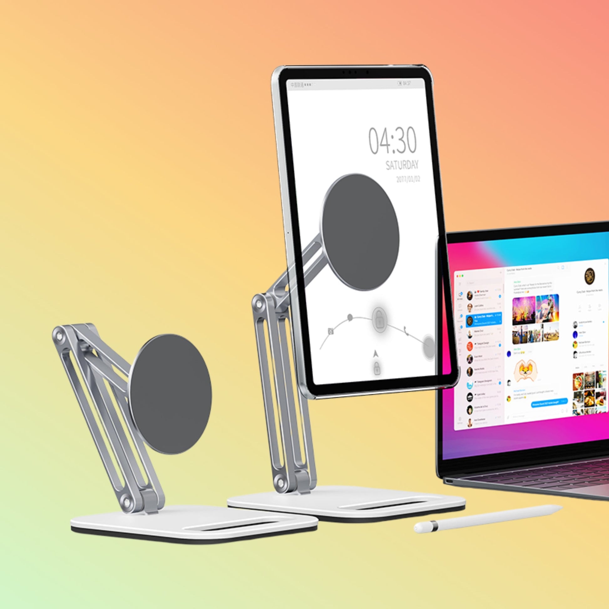Magnetic Foldable Tablet & Phone Stand – C47 - NEOTECH