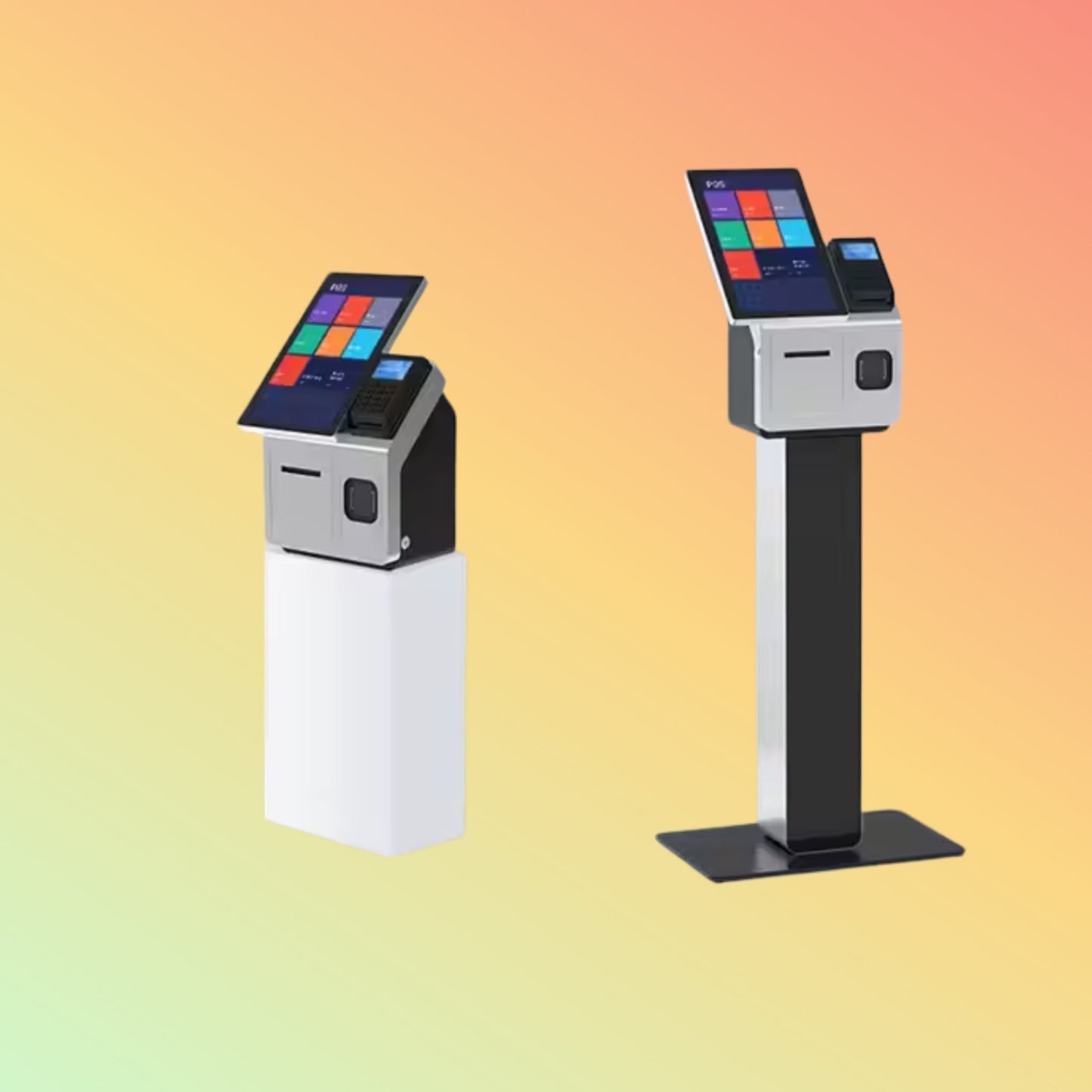 MAKEN 15.6Inch Desktop All In One Kiosk POS Touch Screen Self Kiosk POS Terminal for Commercial Stores - NEOTECH