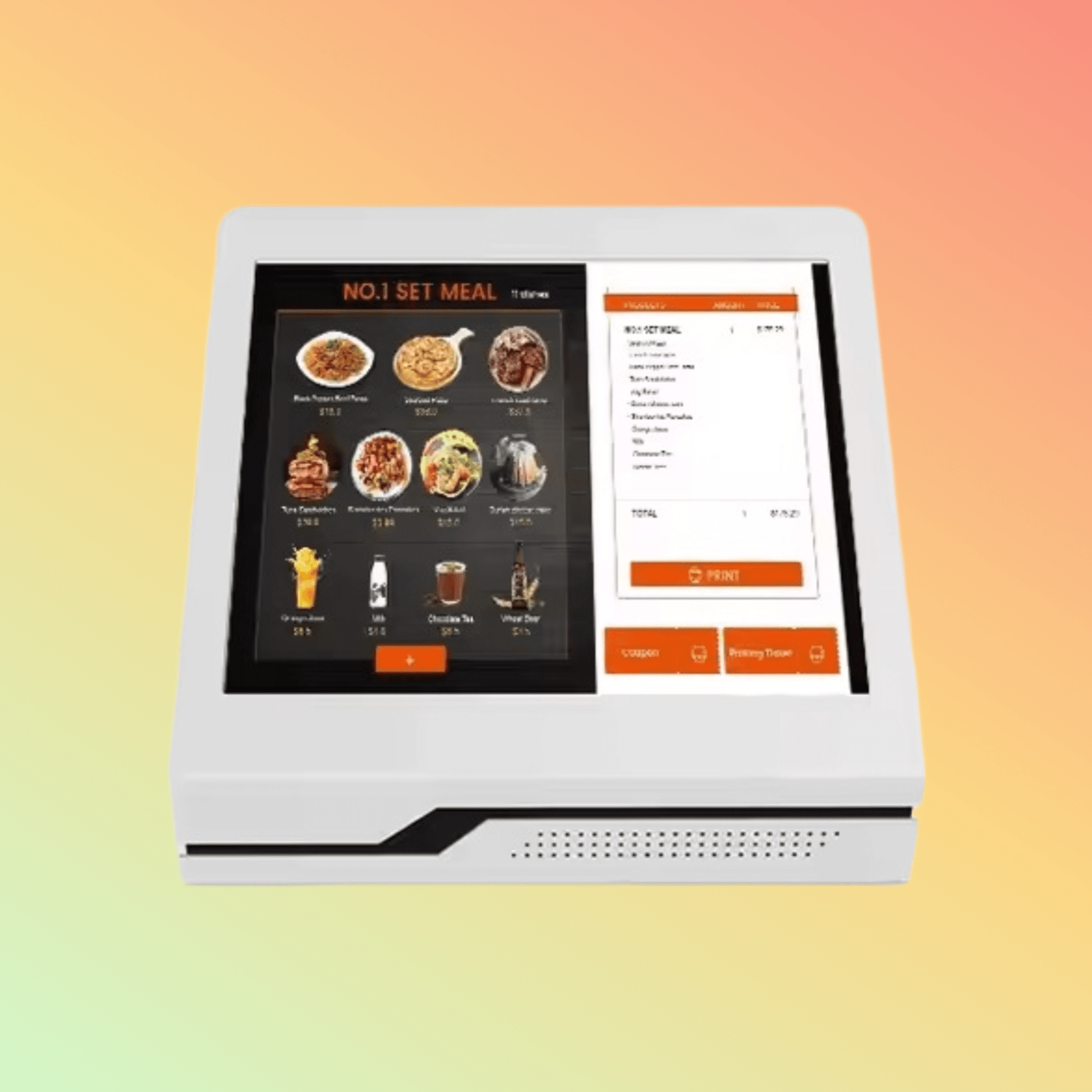 MAKEN 19 inch desktop advertising display touchscreen self service information checking kiosk - NEOTECH