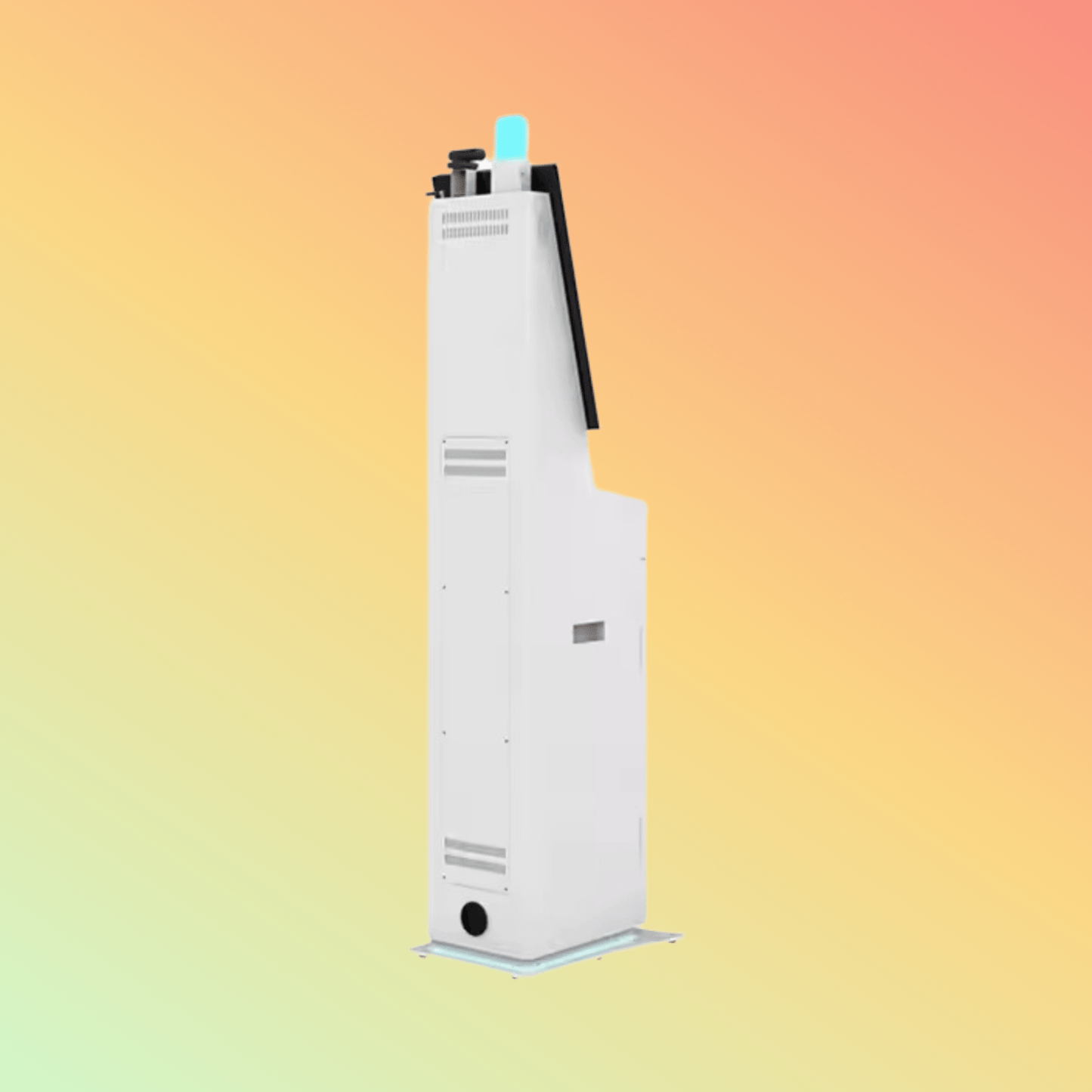 MAKEN 21.5" Airport Lobby Option Boarding Pass Printing Kiosk Passport Reader Airport Check In Self Service Kiosk - NEOTECH