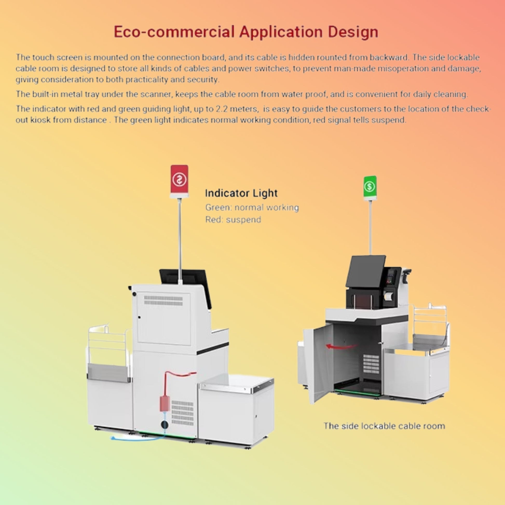 Maken 21.5" Android Touch Screen Kiosk | Self - Checkout POS - NEOTECH