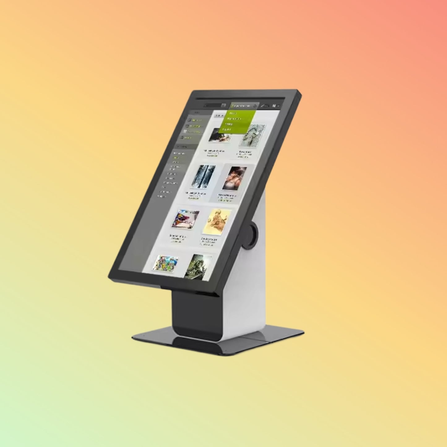 MAKEN 21.5 Inch Countertop All In One Computer Interactive Information Checking Kiosk Touch Screen Information Kiosk - NEOTECH