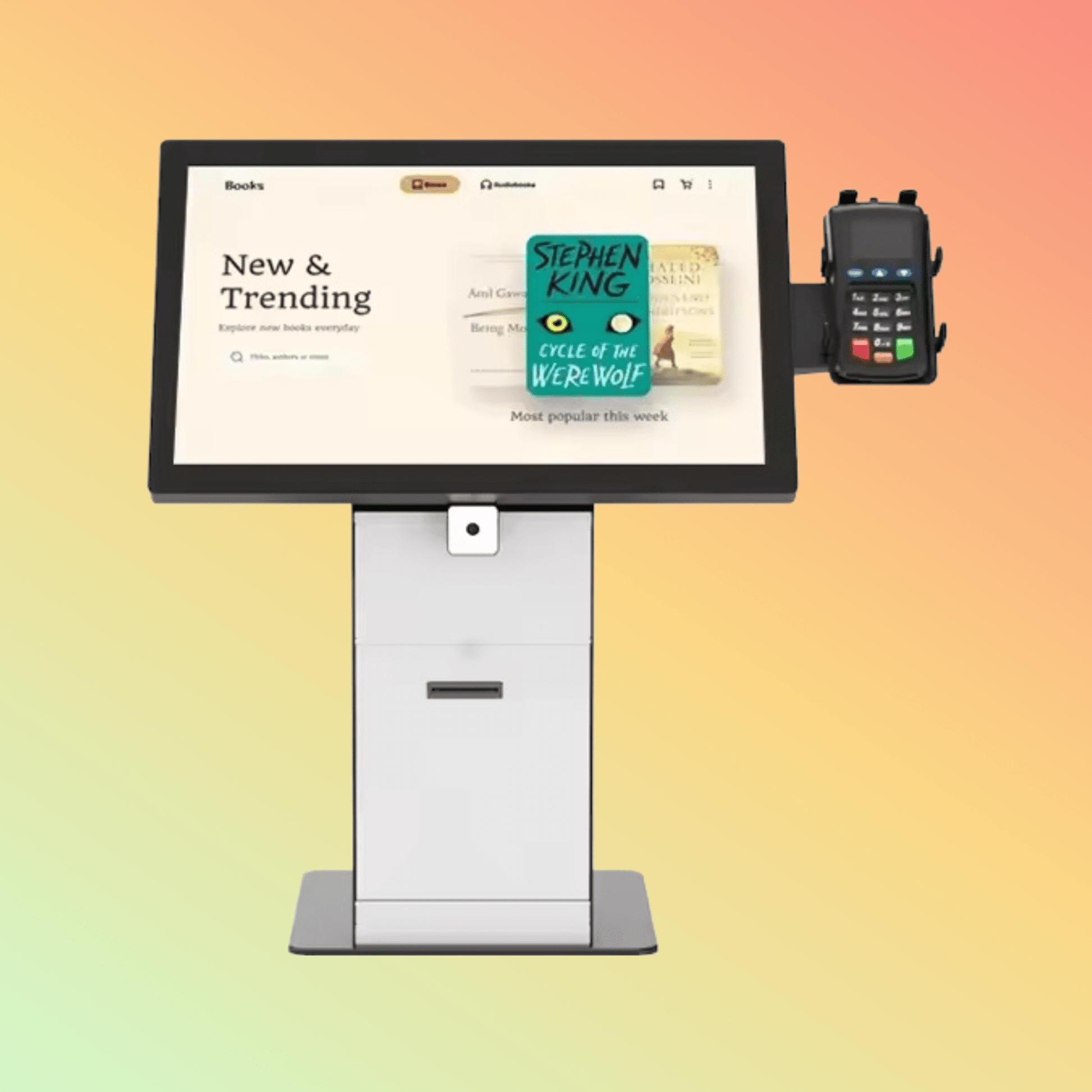 MAKEN 21.5 - Inch Desktop Self - Service Check - In Self - Registration Kiosk Hotel Check - In Kiosk - NEOTECH