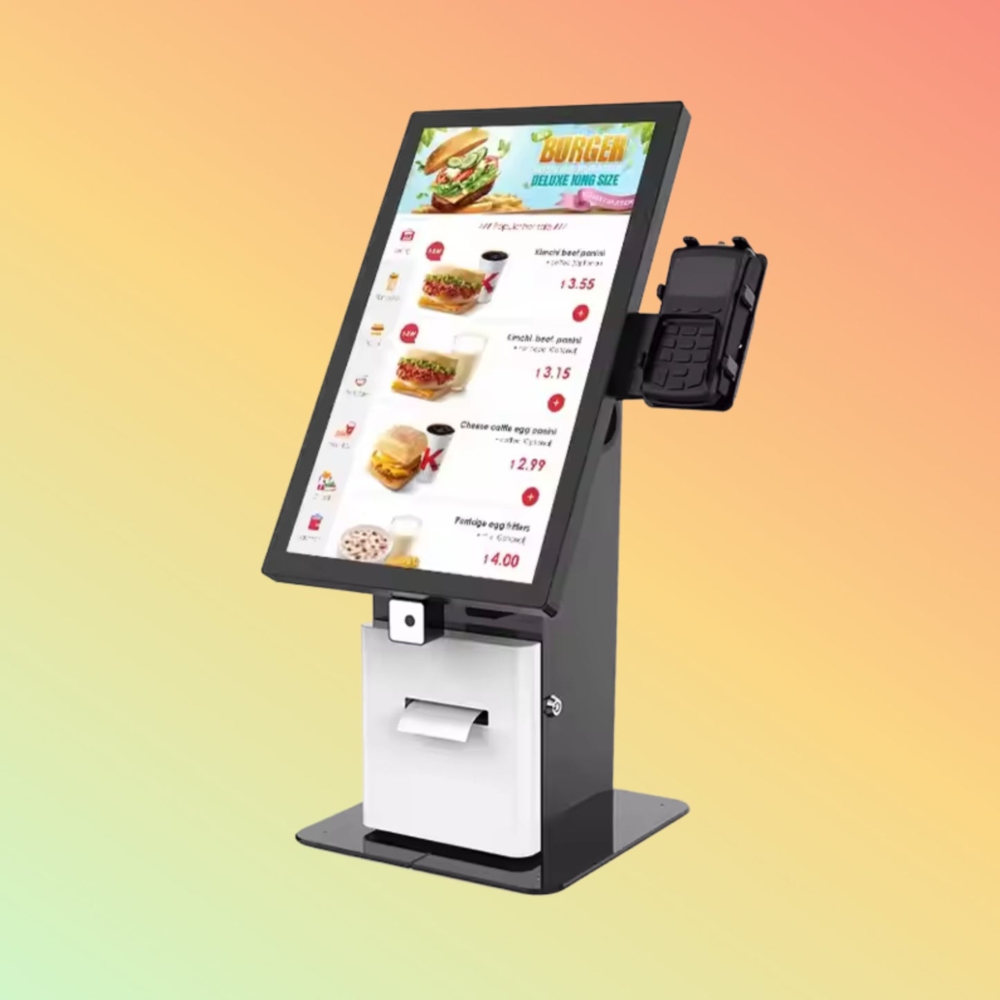 MAKEN 21.5 Inch Interactive Desktop Ordering Touch Screen Self Service Payment Kiosk Machine For Convenient Store - NEOTECH