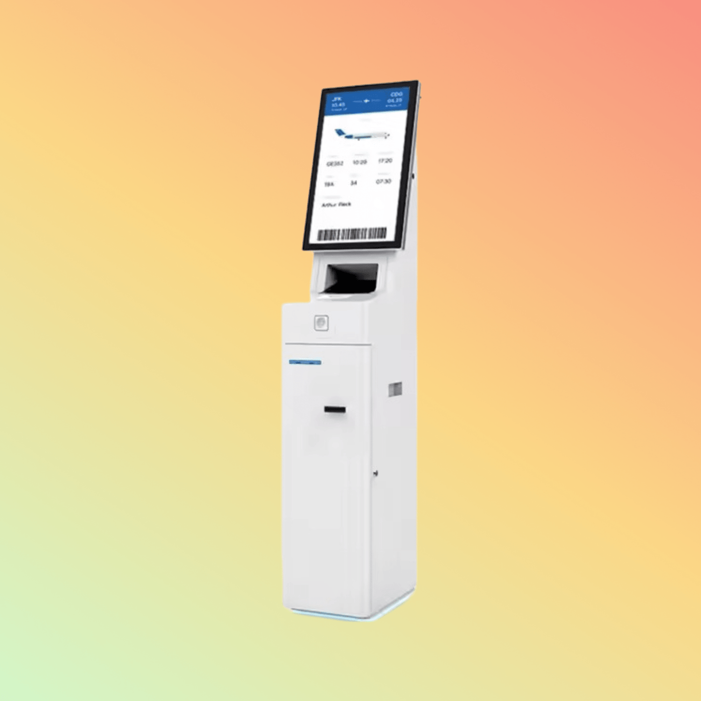 MAKEN 21.5 Inch touch screen interactive Information kiosk hotel check in with Card Dispenser - NEOTECH