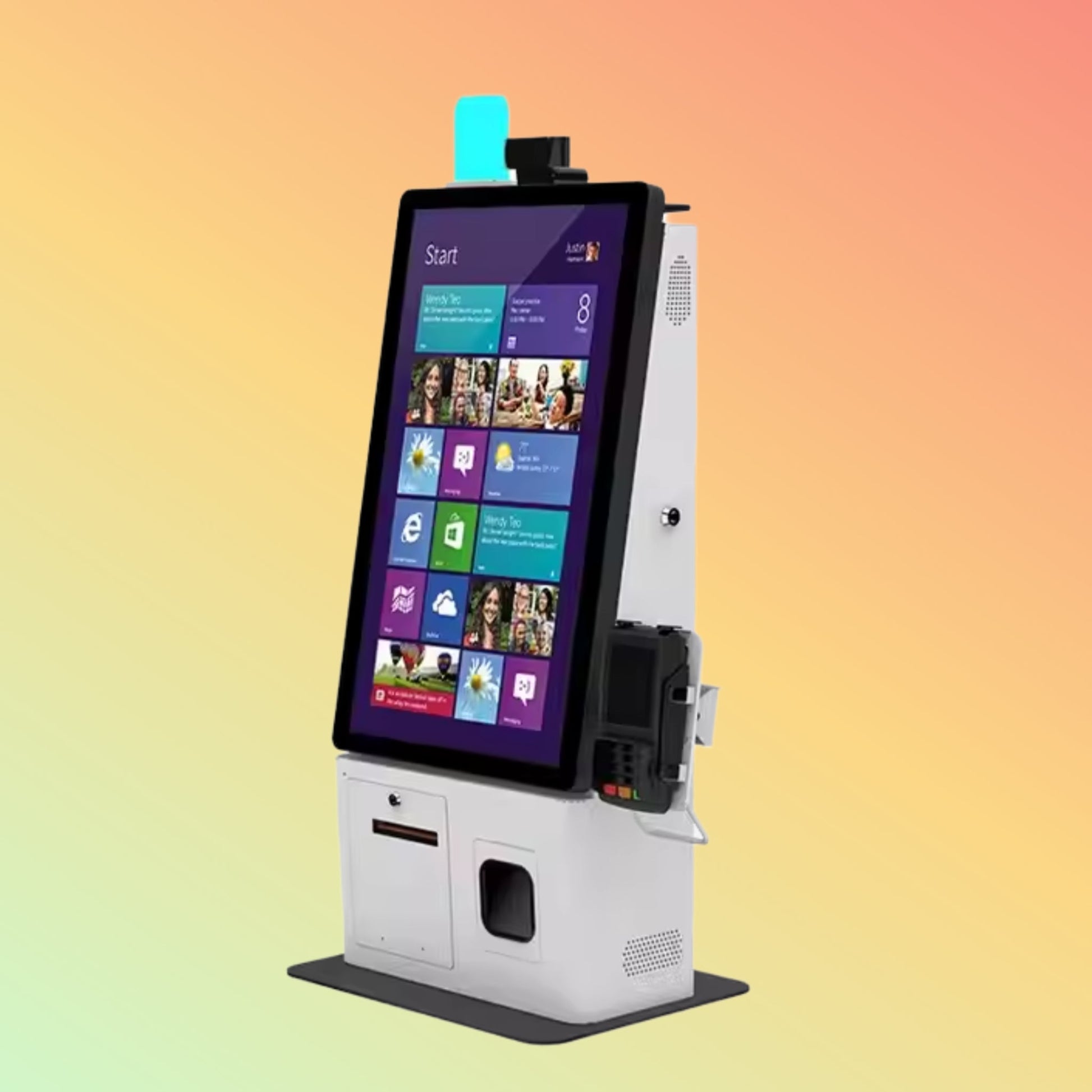 MAKEN 24 Inch Restaurant Wall Hang Automatic Payment Machine Self - Service Kiosk For Ordering - NEOTECH