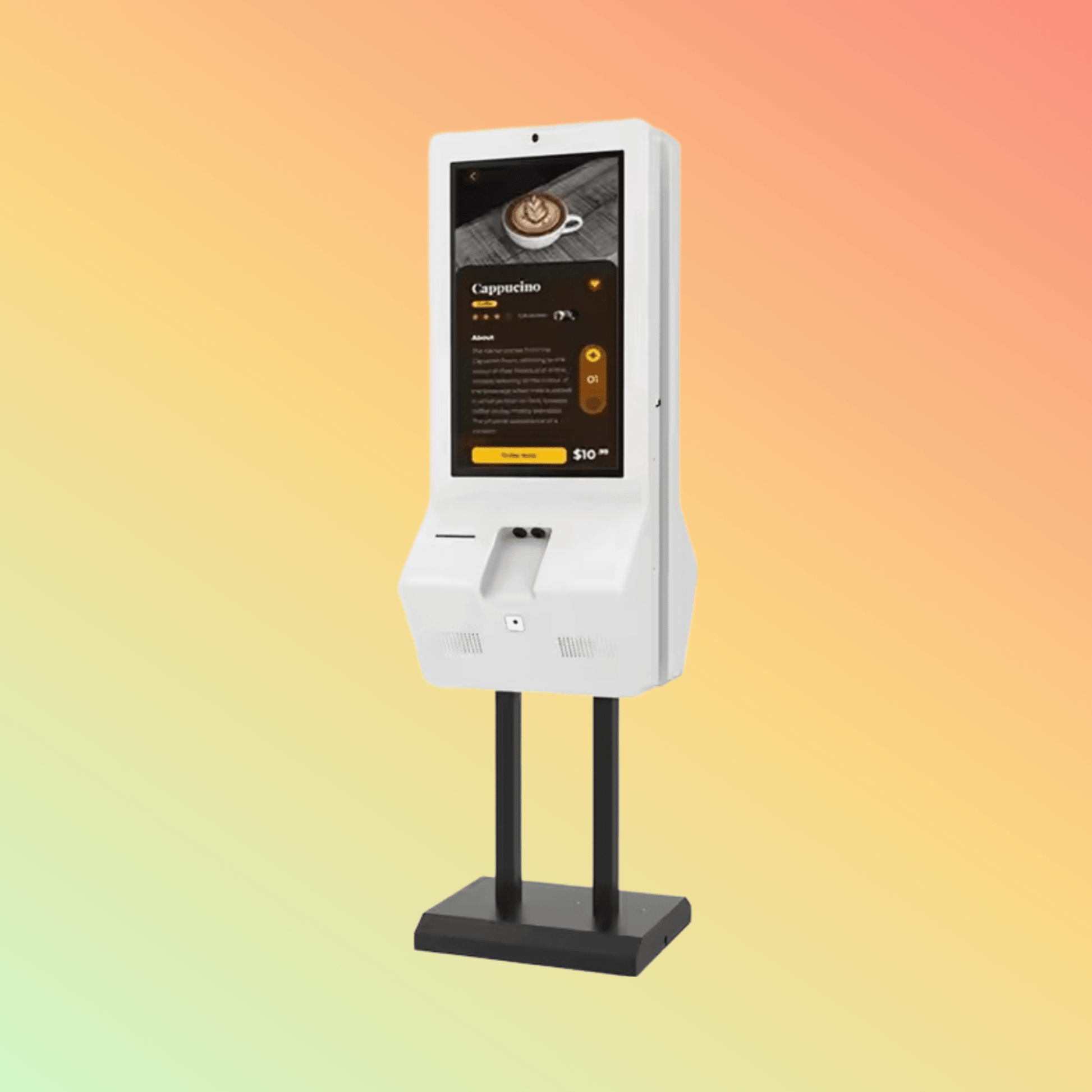 MAKEN 32 Inch Self - Service Fast Food Advertising Display Touchscreen Kiosk Self - Ordering Kiosk Payment Kiosk - NEOTECH
