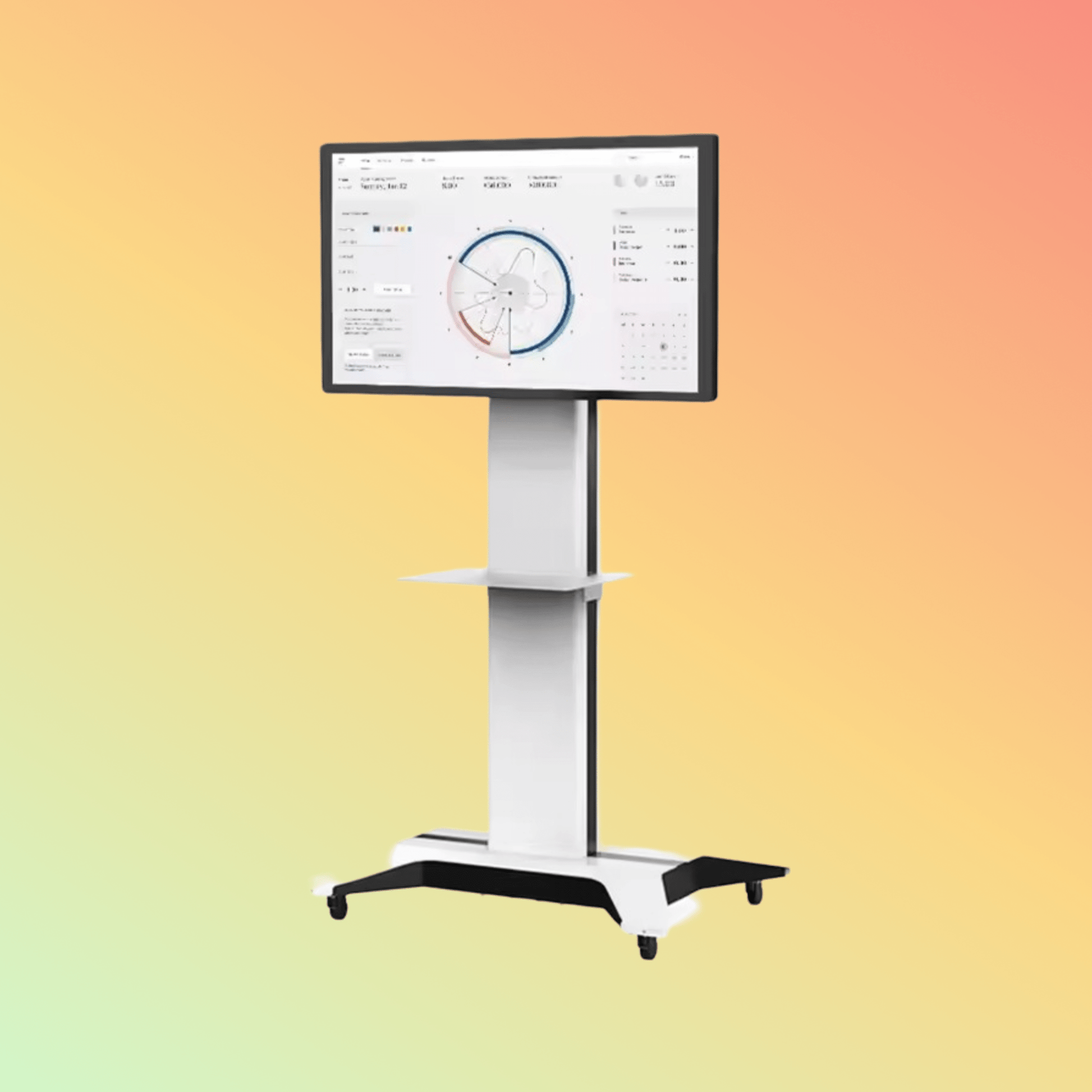MAKEN 55 - inch Height - Adjustable Combined Mounting Touchscreen Digital Signage Display - NEOTECH