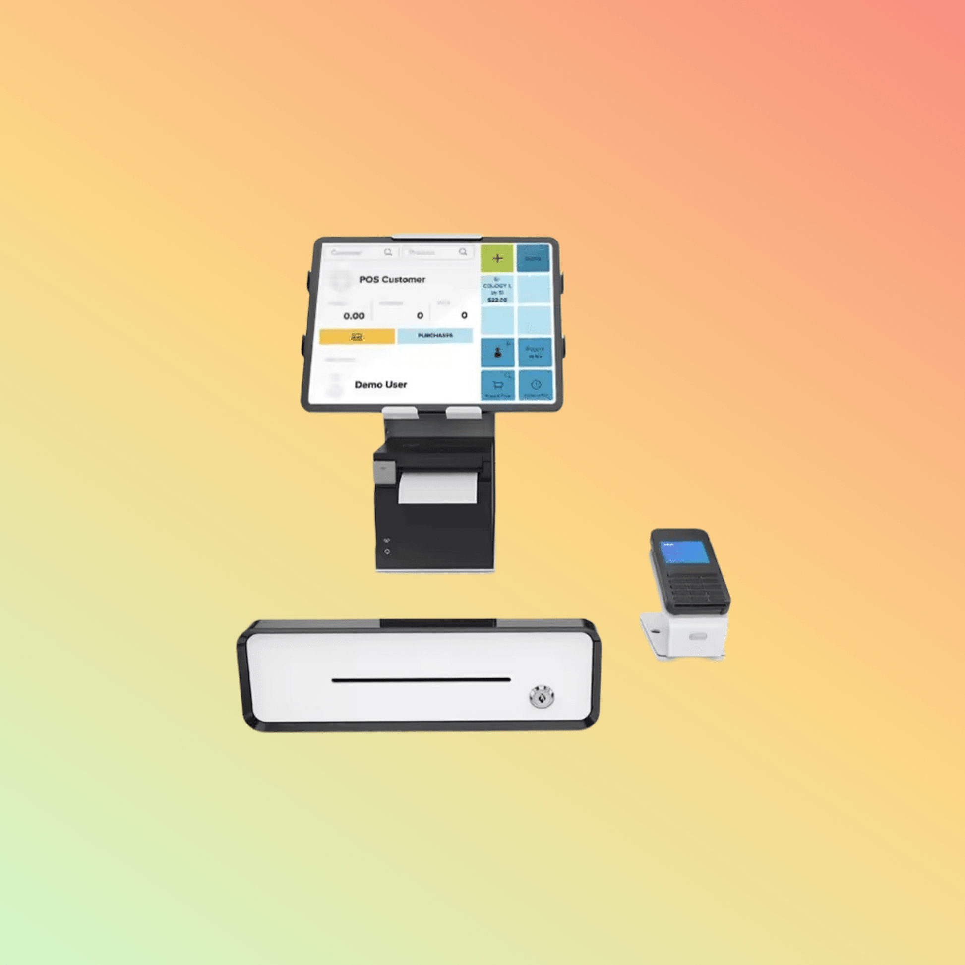 MAKEN All in one cash register machine cash drawer pos system for supermarket - NEOTECH