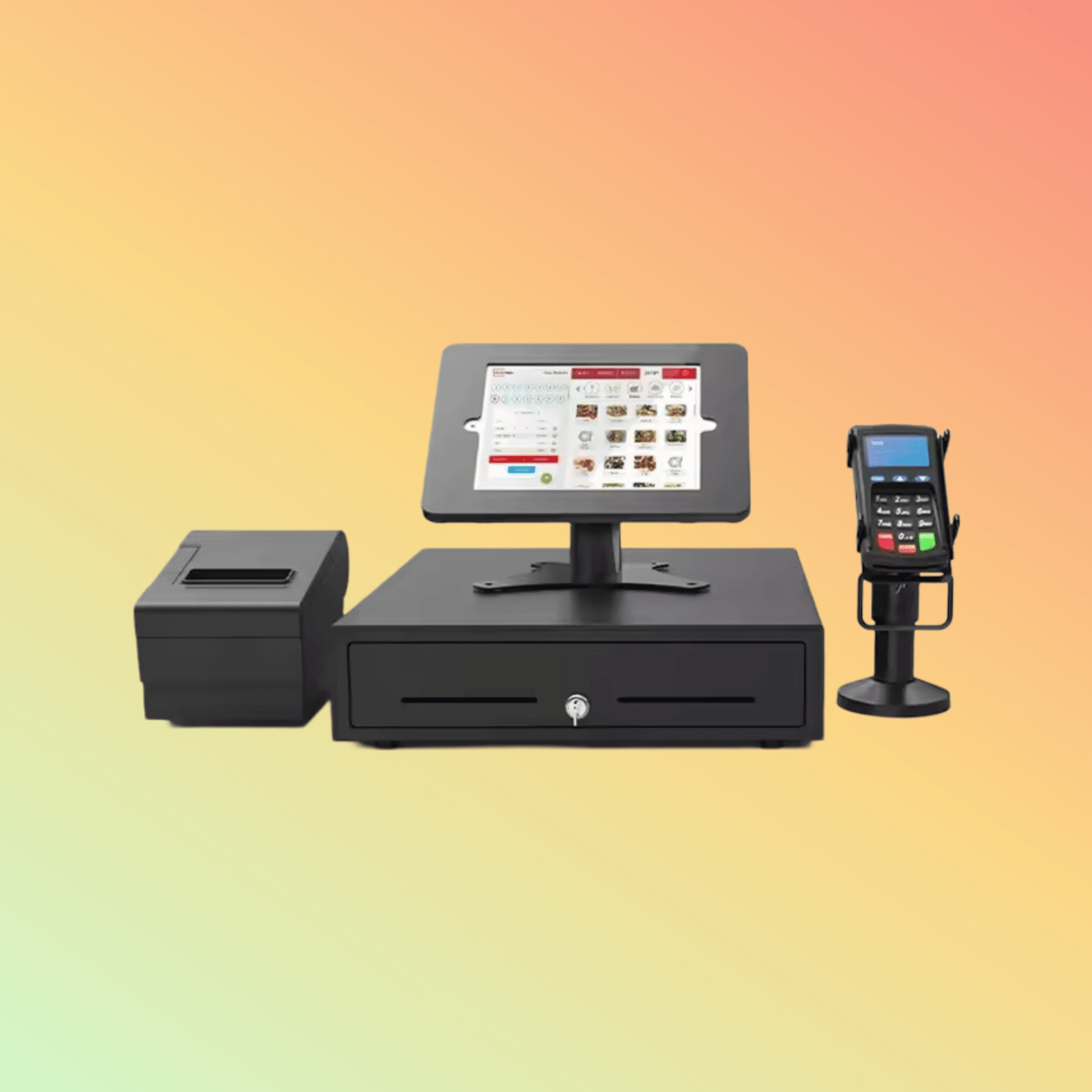 MAKEN all in one cash register tablet pos desktop pos solution for restaurant - NEOTECH