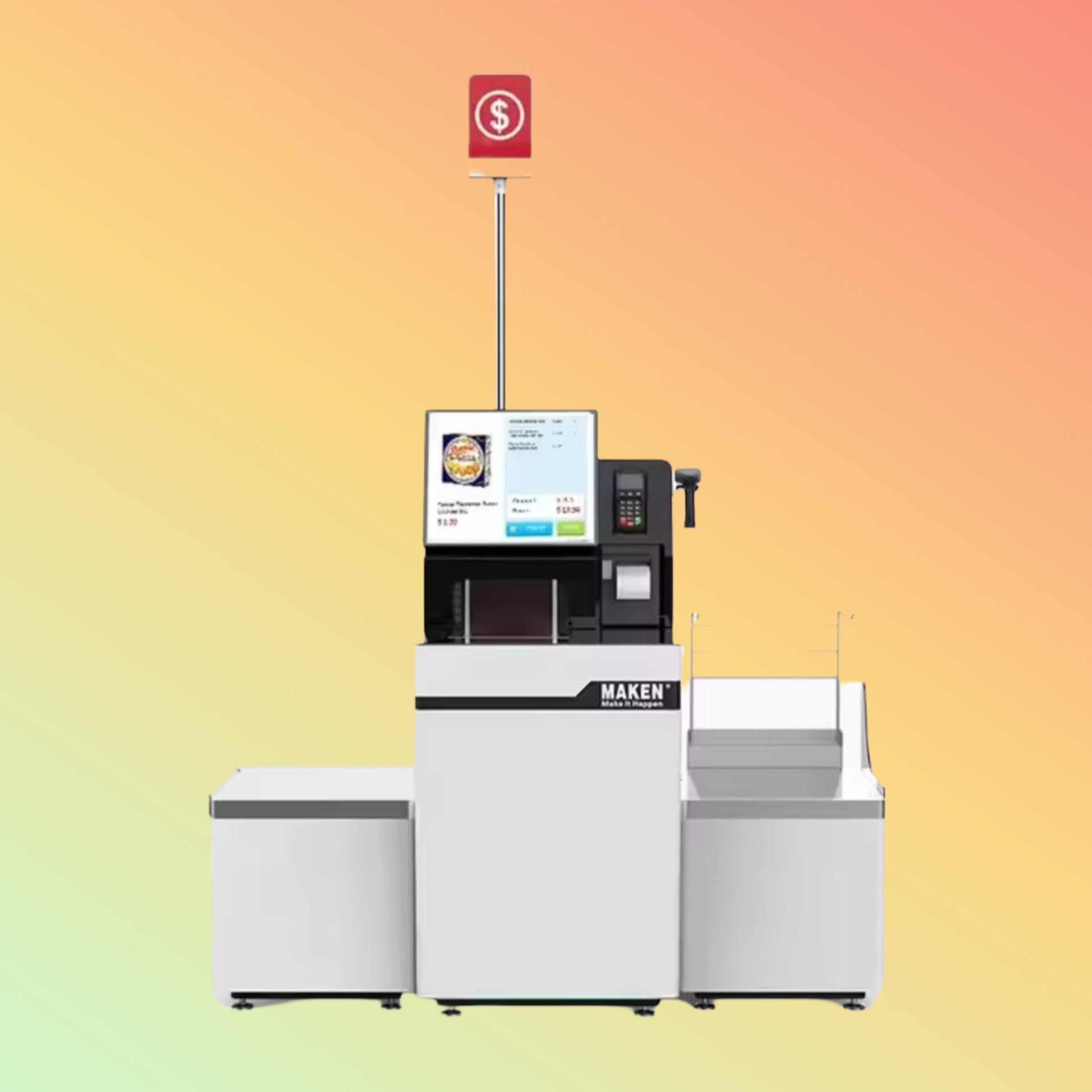 Maken Android Self - Checkout Kiosk | Touchscreen Payment Machine - NEOTECH