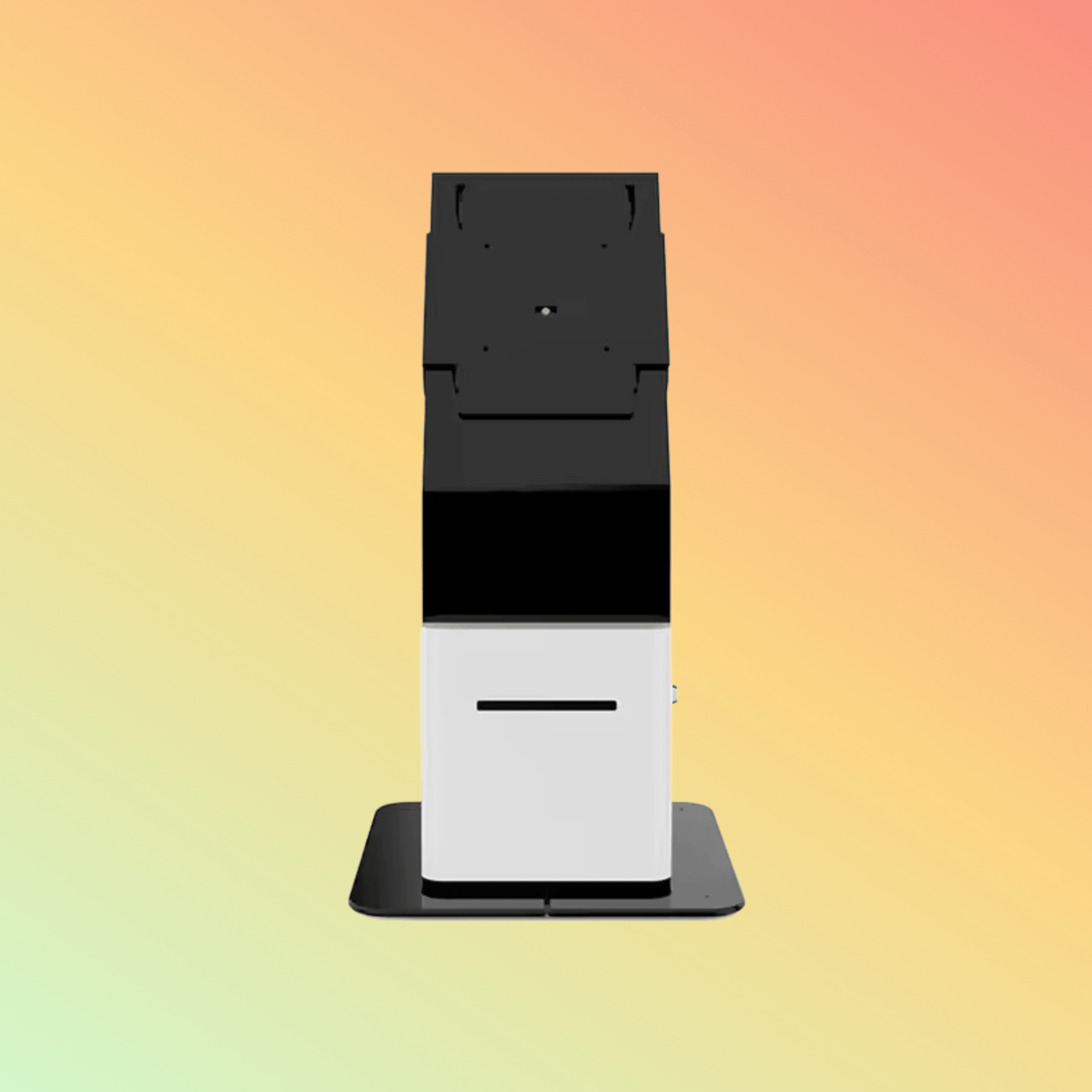 MAKEN Countertop Metal Stand 21.5 Inch Screen Kiosk Stand With Printed Space - NEOTECH