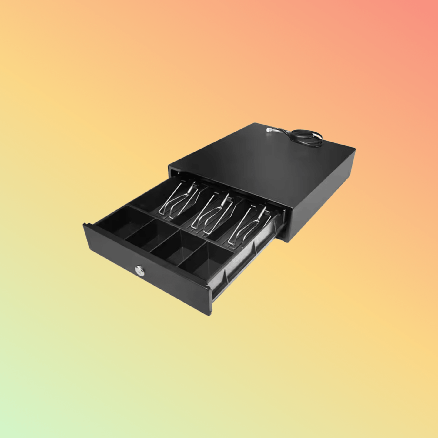 MAKEN EK - 300 3 Bills 4 Coins Mini Pos Money Box metal electronic cash drawer for shop - NEOTECH