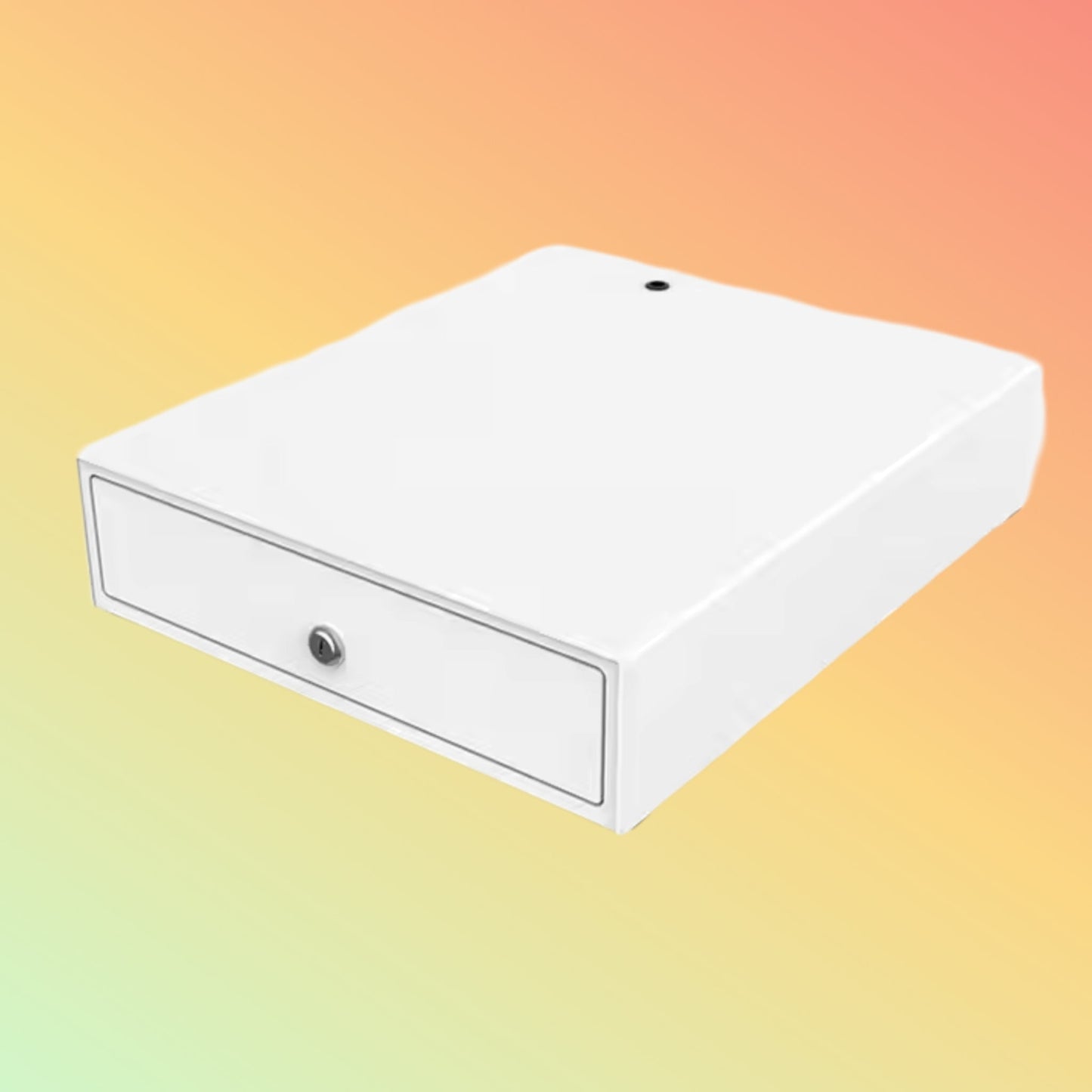 MAKEN EK - 300 White Pos Electronic 3 Bill 4 Coins Mini Cash Drawer Metal Cash Register Lock Box Small - NEOTECH
