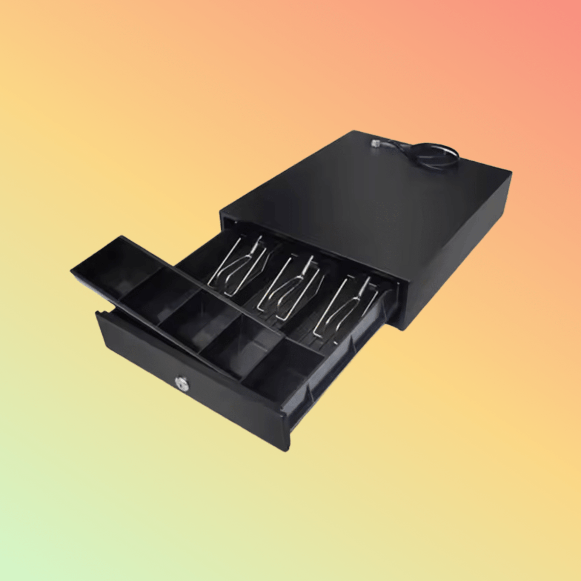 MAKEN Electronic Lockable Safe 3 Bills 4 Coins Cash Register Mini POS Cash Drawer For POS Terminal - NEOTECH