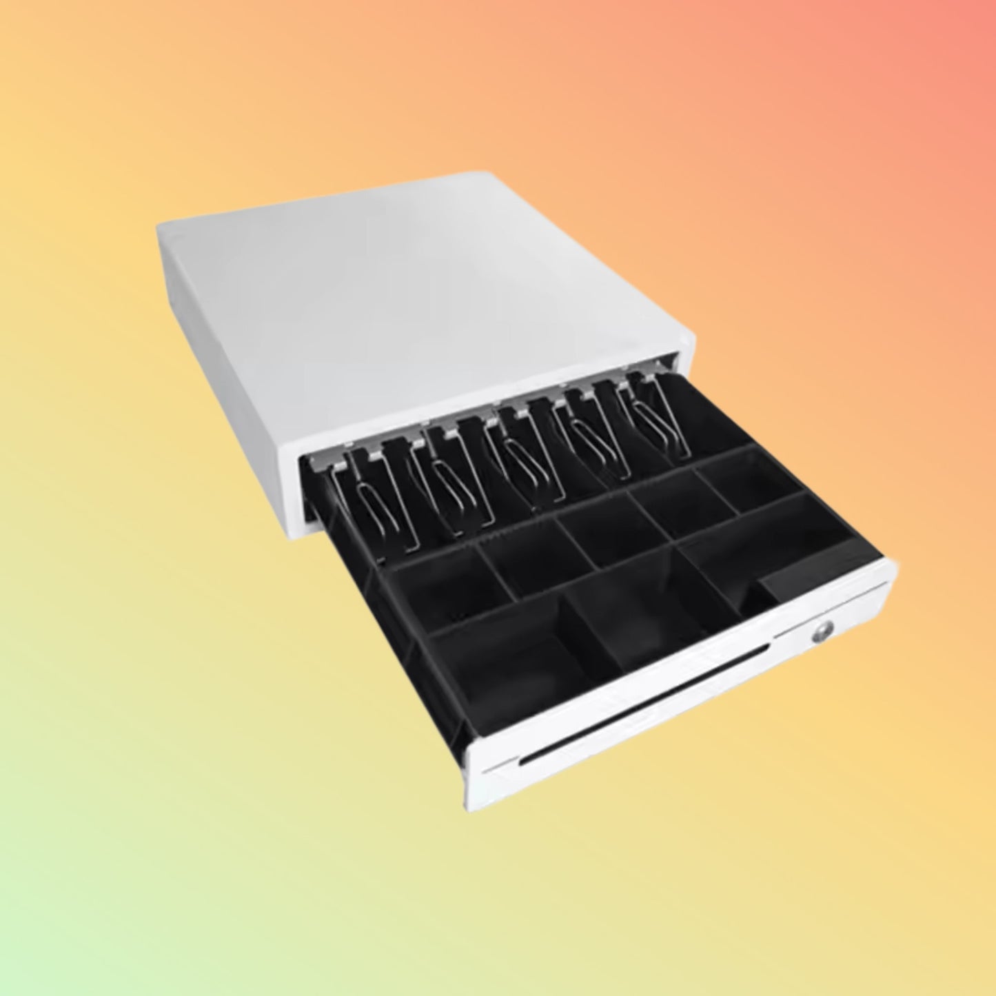 MAKEN Factory POS Metal Manual Cash Register Touch Open Cash Drawer With 4 Bill 8 Coin - NEOTECH