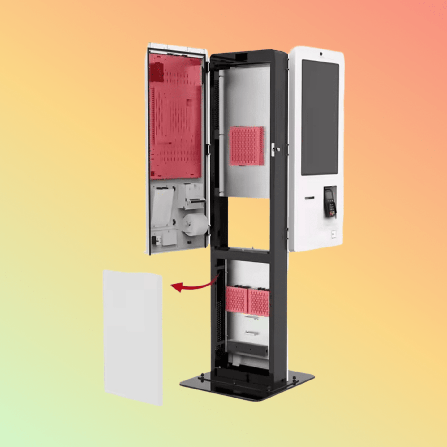 MAKEN Floor standing restaurant fast food touchscreen payment machine android self - ordering kiosk - NEOTECH