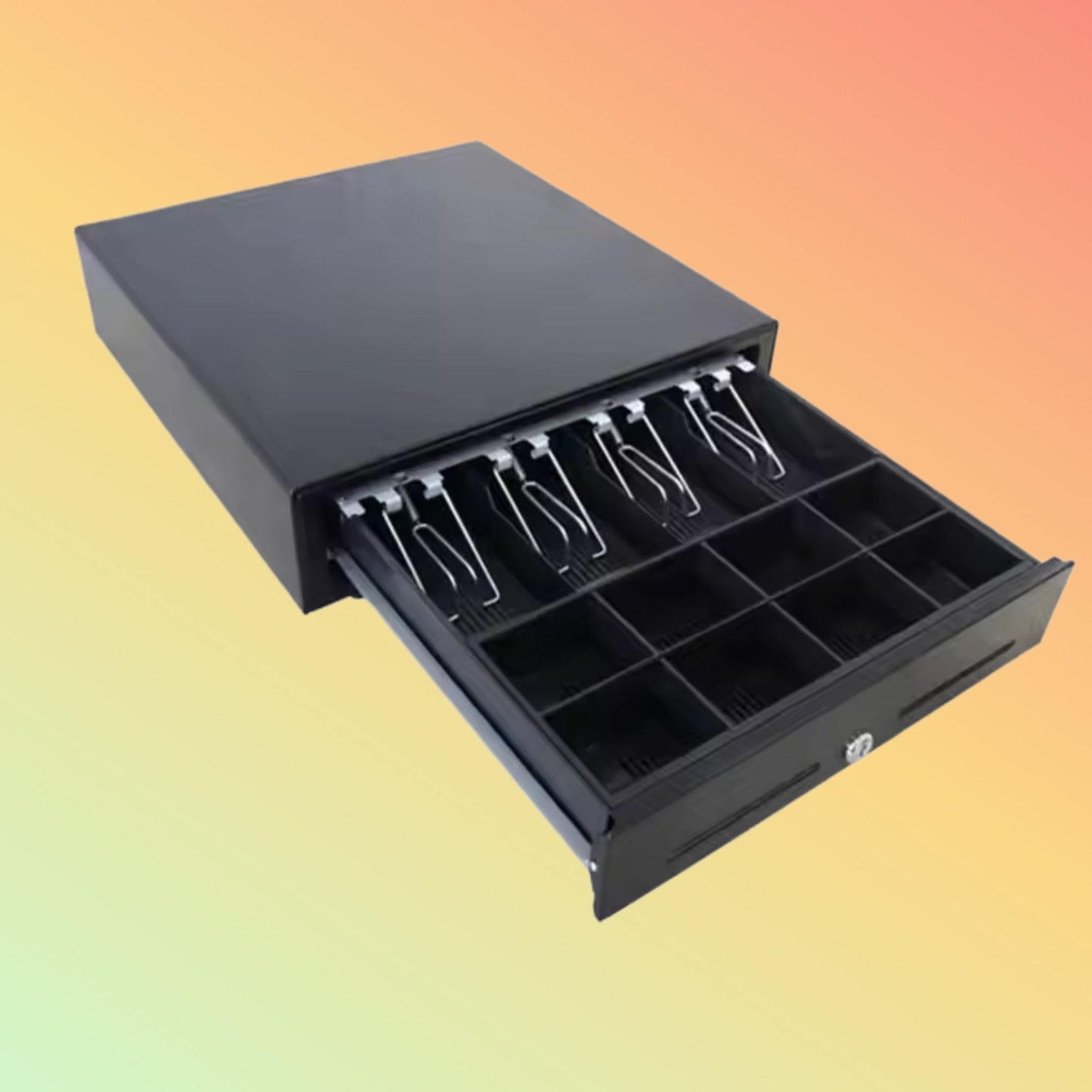 MAKEN HD - 1816 5 bills 5 coin Metal cash drawer box money cash drawer maken for supermarket - NEOTECH