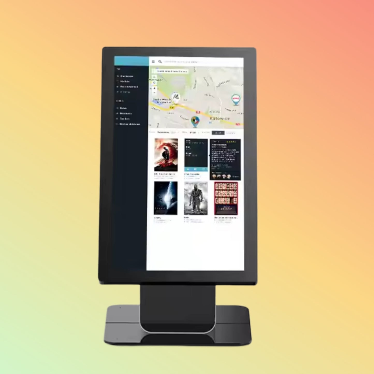MAKEN Library Countertop 21.5 Inch Interactive Information Checking Kiosk Touch Screen Information Kiosk - NEOTECH