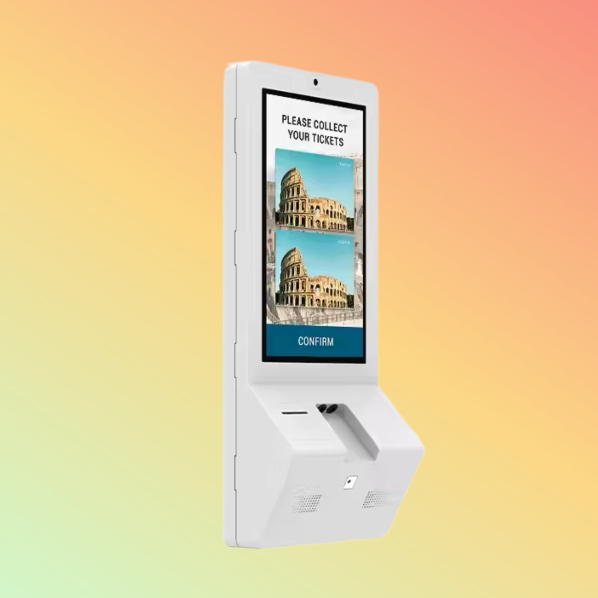 MAKEN MAKEN 32Inch Wall mount Interactive Touchscreen Ticket Terminal Self Service Ticket Kiosk Machine - NEOTECH