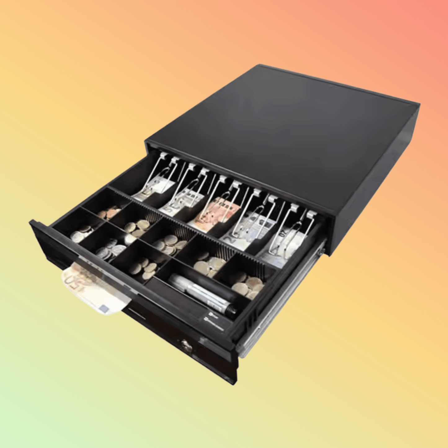 MAKEN Manufacturer Factory POS Adjustable Coin Tray Electrical Safe SK - 425 Small Cash Drawer - NEOTECH