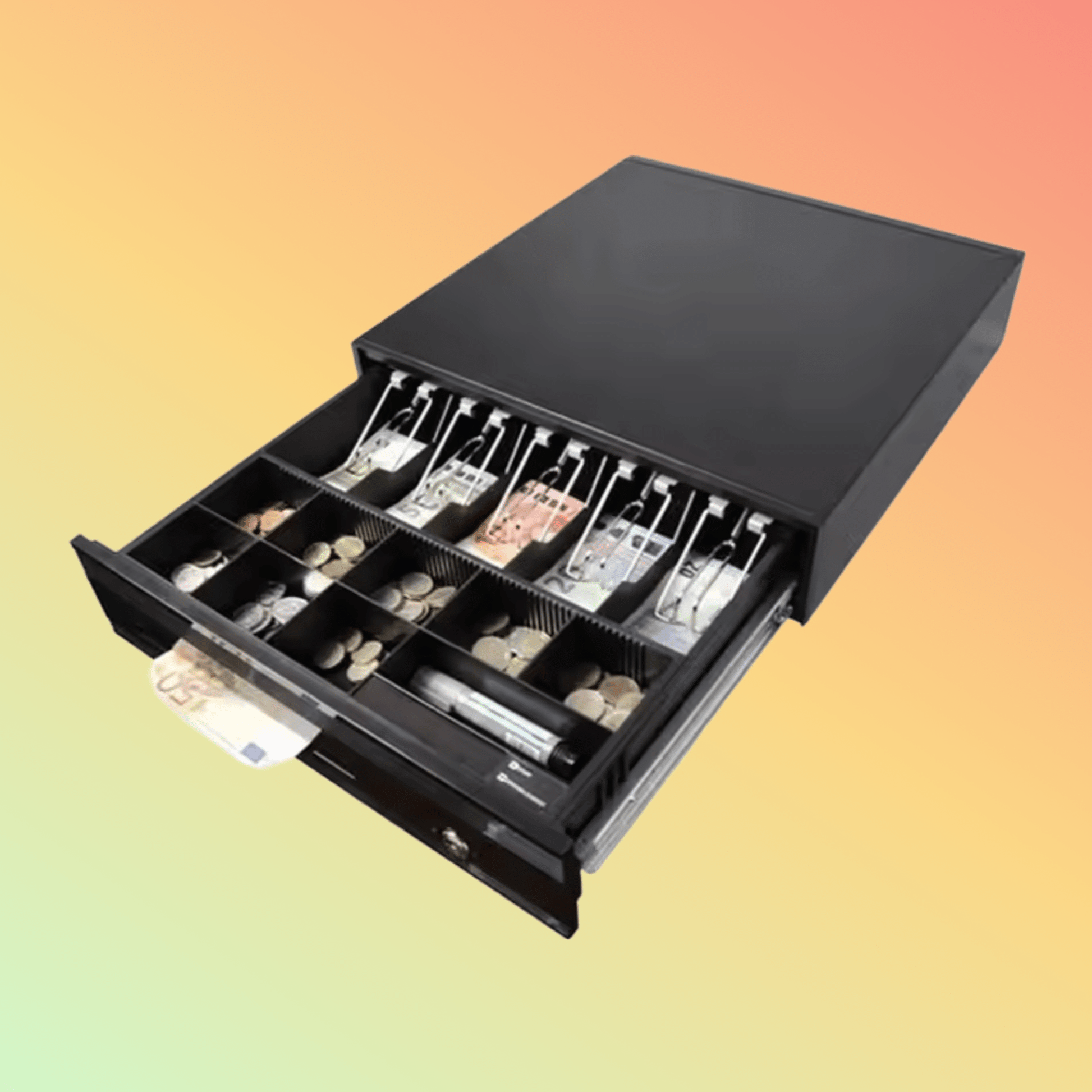 MAKEN Manufacturer Factory POS Adjustable Coin Tray Electrical Safe SK - 425 Small Cash Drawer - NEOTECH